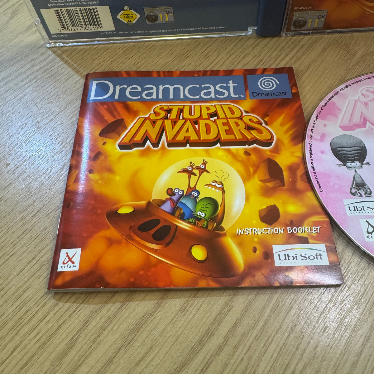 Stupid Invaders Sega dreamcast game cib