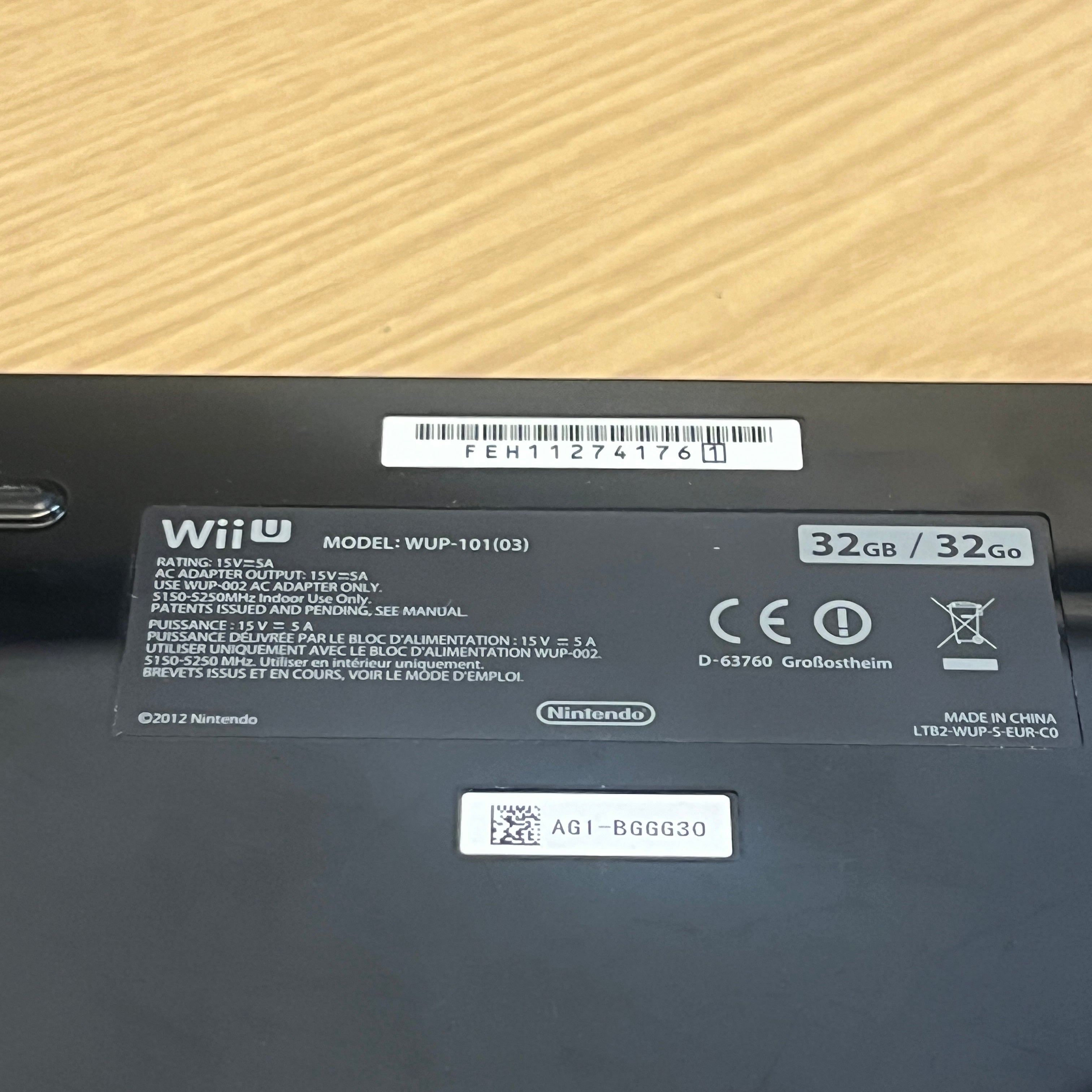 Nintendo Wii U Premium Console 32GB Black