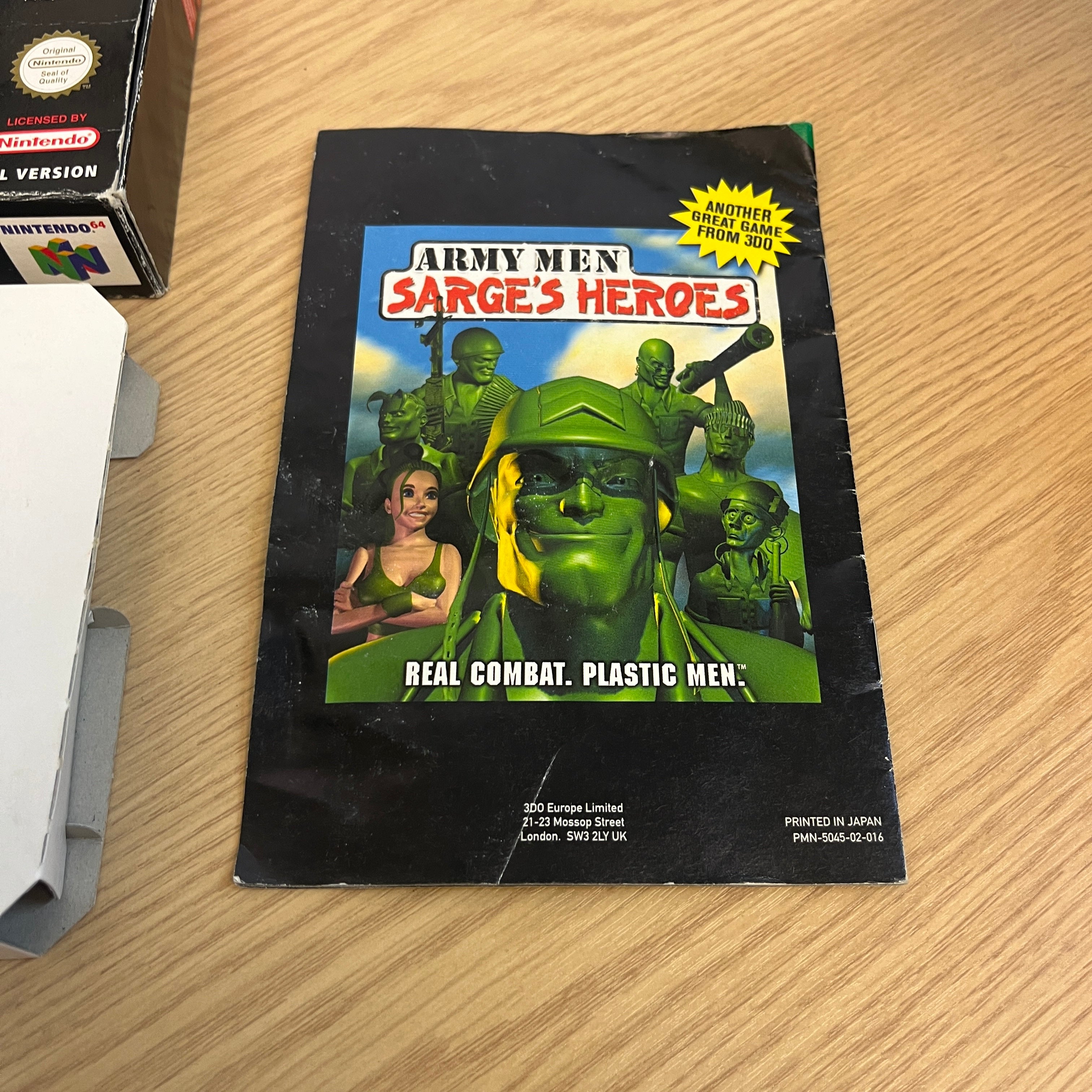 Battletanx : Global assault n64 game boxed