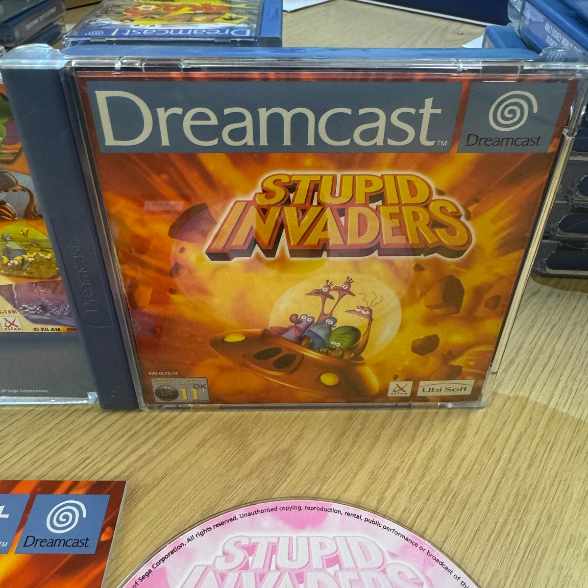 Stupid Invaders Sega dreamcast game cib
