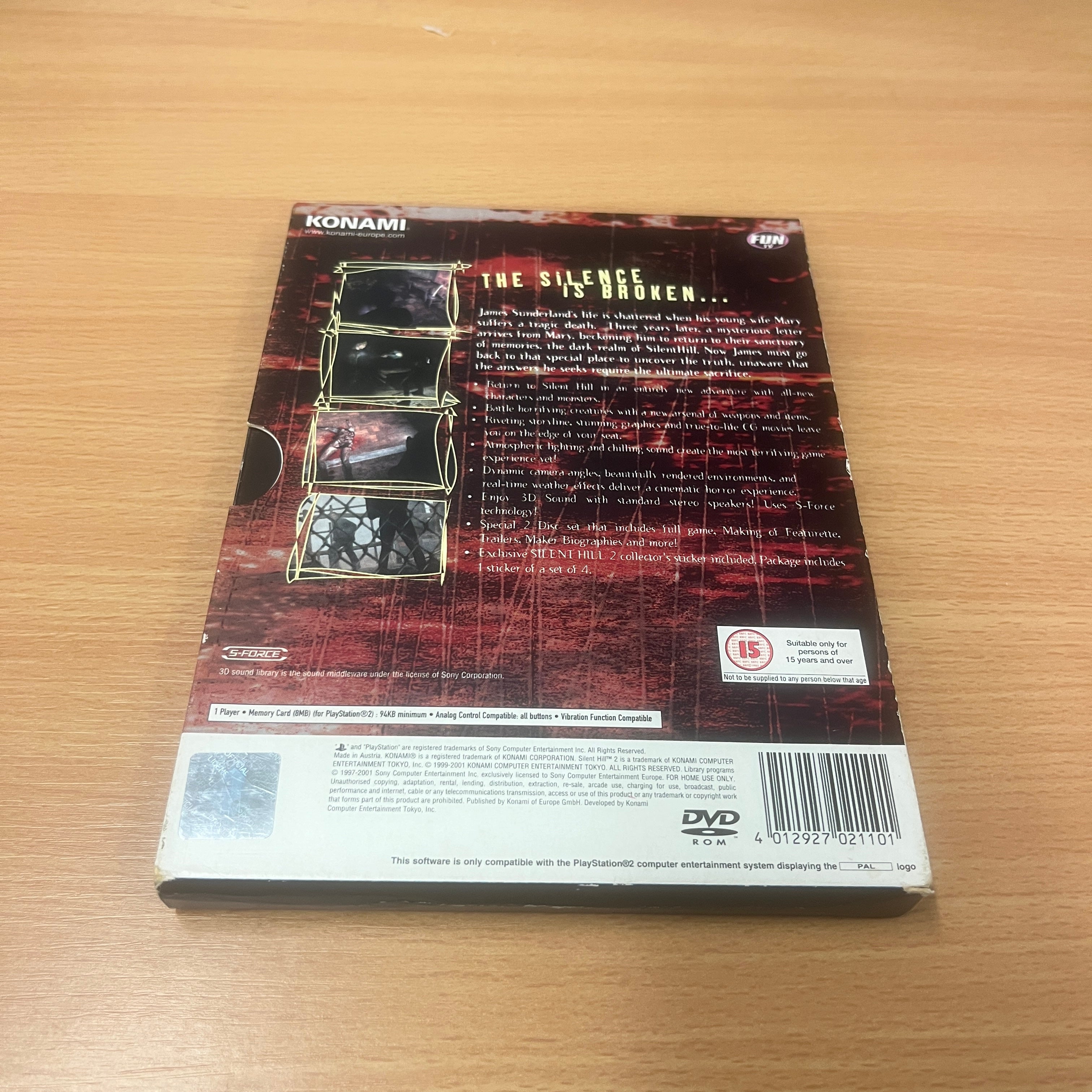 Silent Hill 2 Sony PS2 game