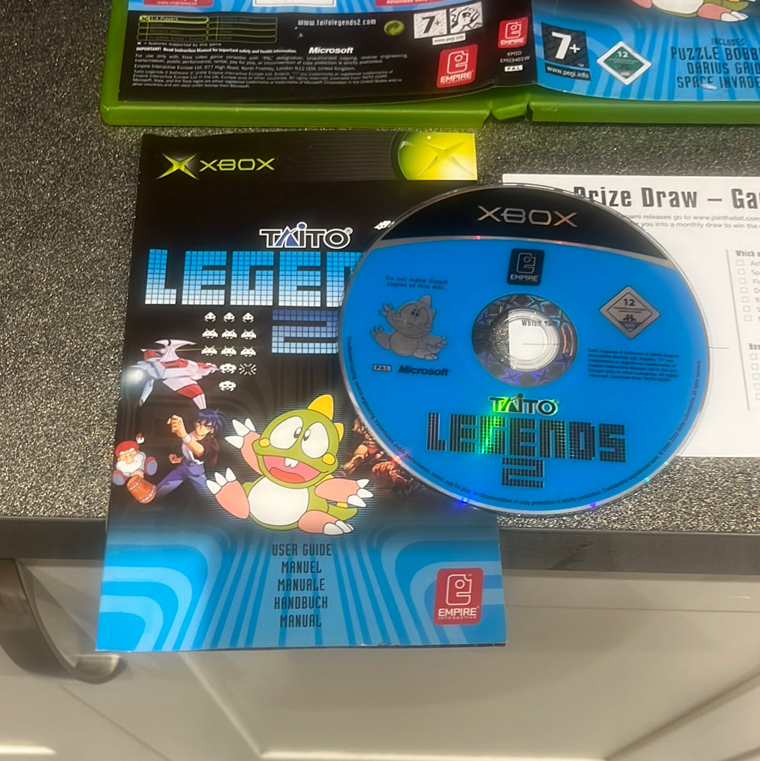 Taito Legends 2 original Xbox game
