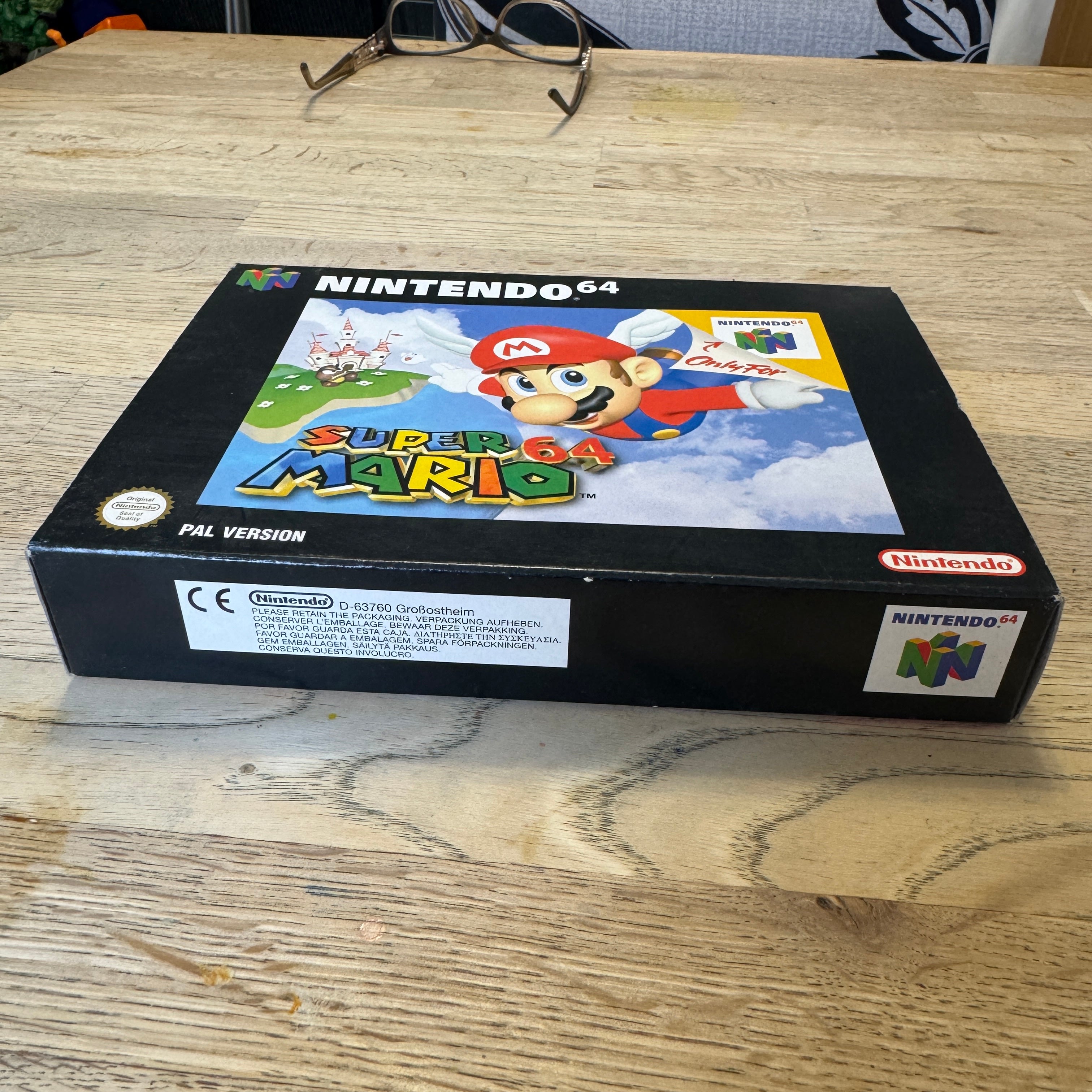 Super mario 64 n64 game boxed complete