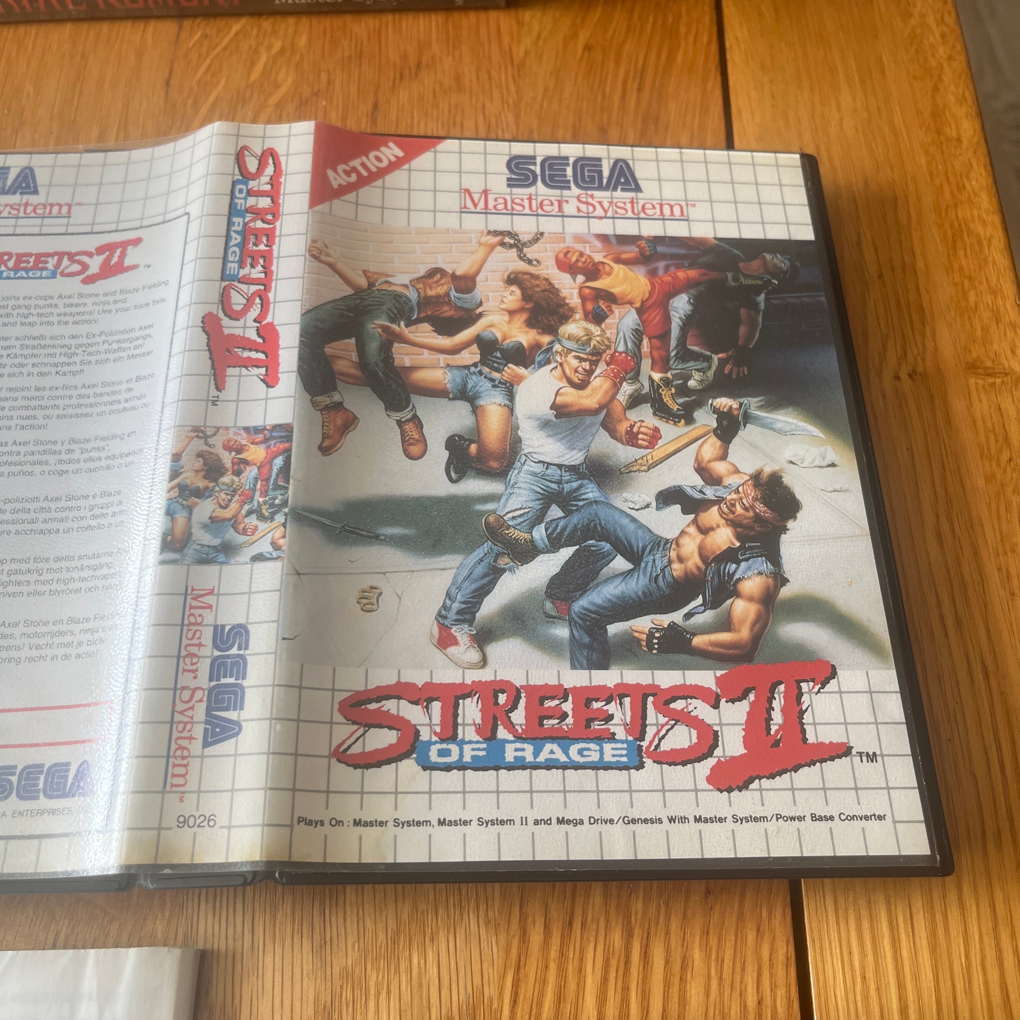 Streets of Rage II Sega Master System game