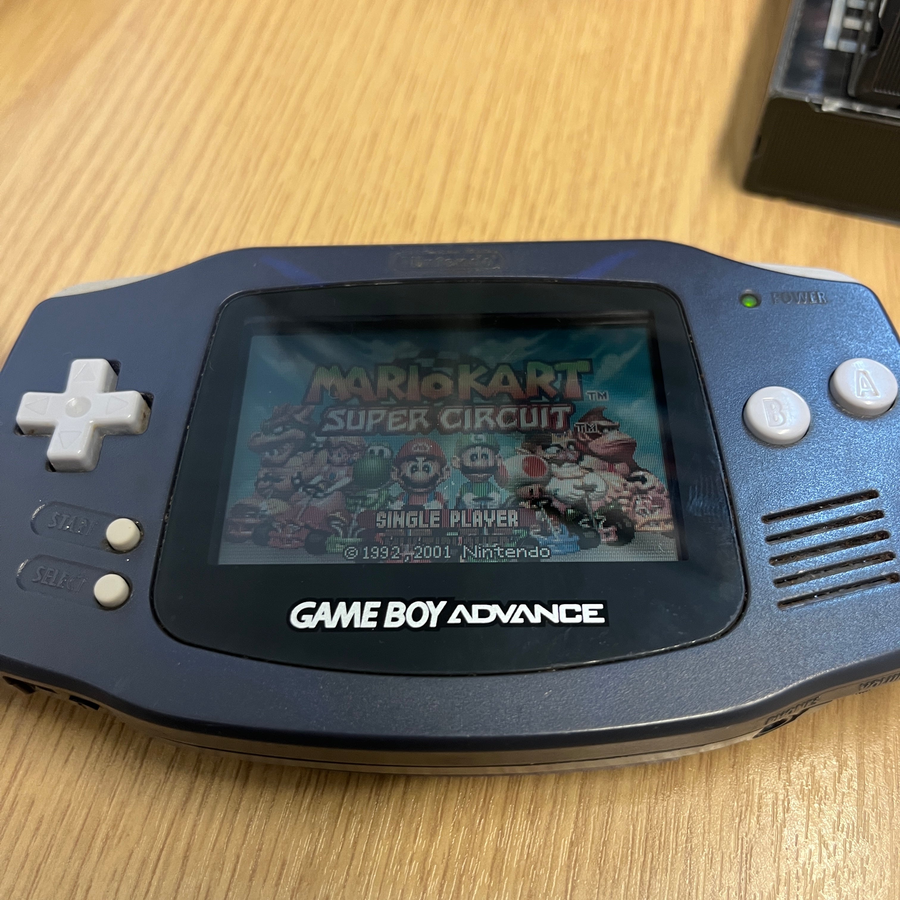 Nintendo Game Boy Advance GBA Console Indigo handheld