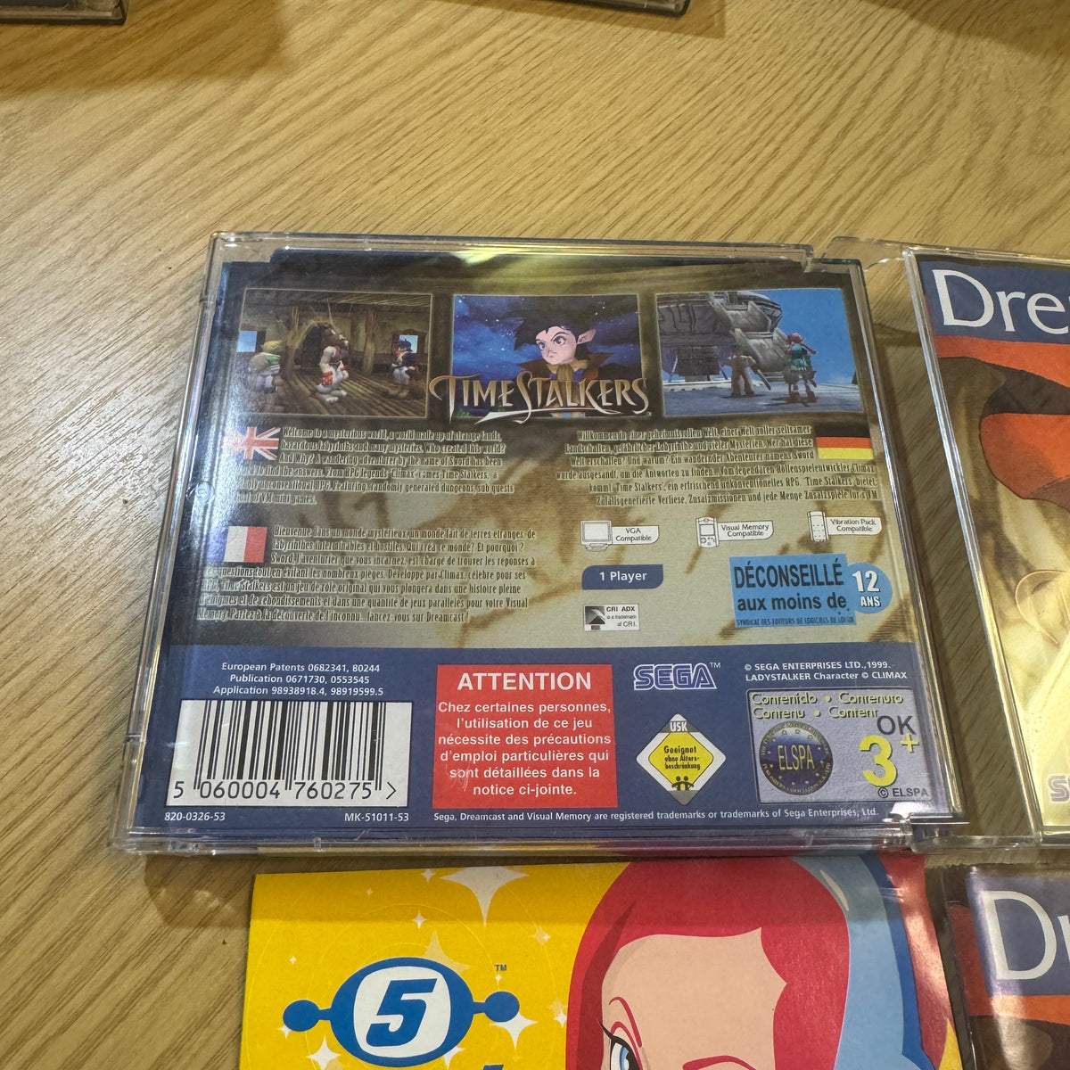 Time Stalkers Sega Dreamcast game Cib