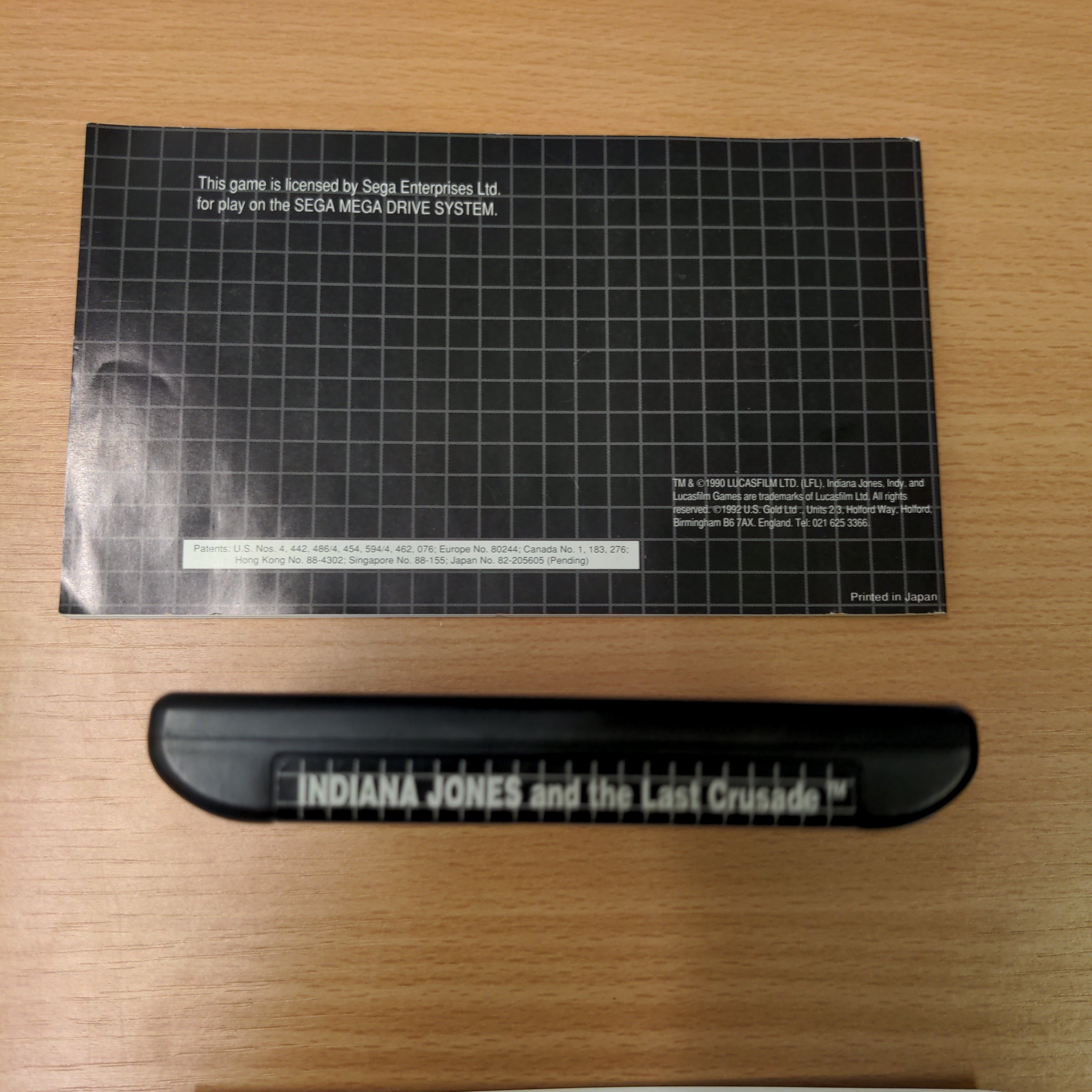 Indiana Jones and the Last Crusade Sega Mega Drive game complete