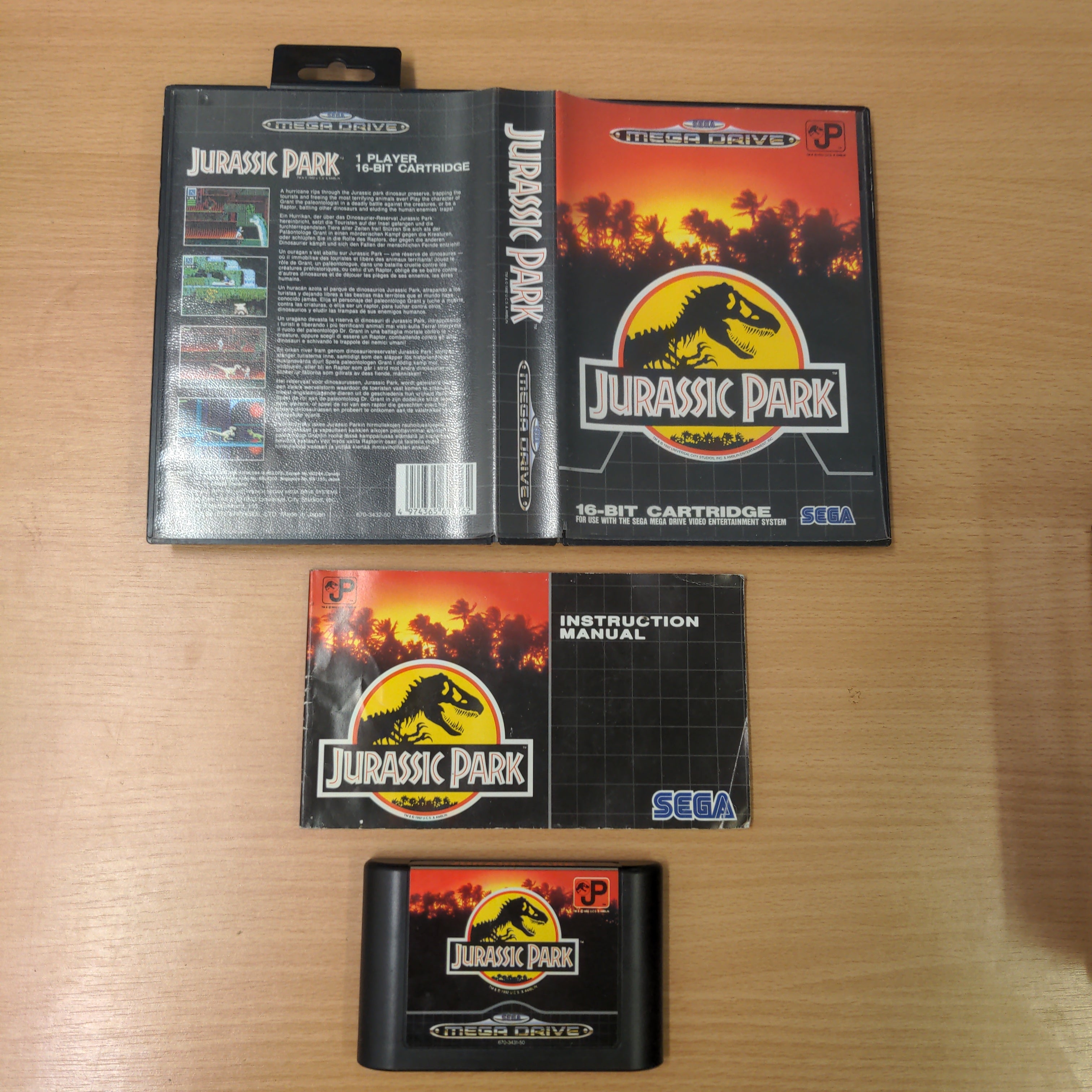 Jurassic Park Sega Mega Drive game