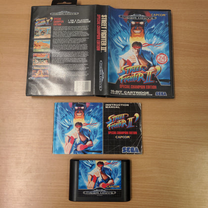 Street Fighter II Special Champion Edition Sega Mega Drive game complete