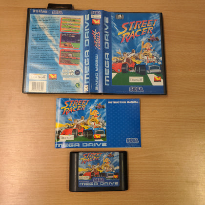 Street Racer Sega Mega Drive game complete