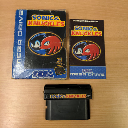 Sonic & Knuckles Sega Mega Drive game complete