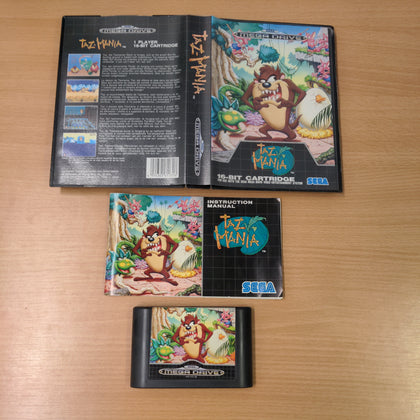 Taz-Mania Sega Mega Drive game complete