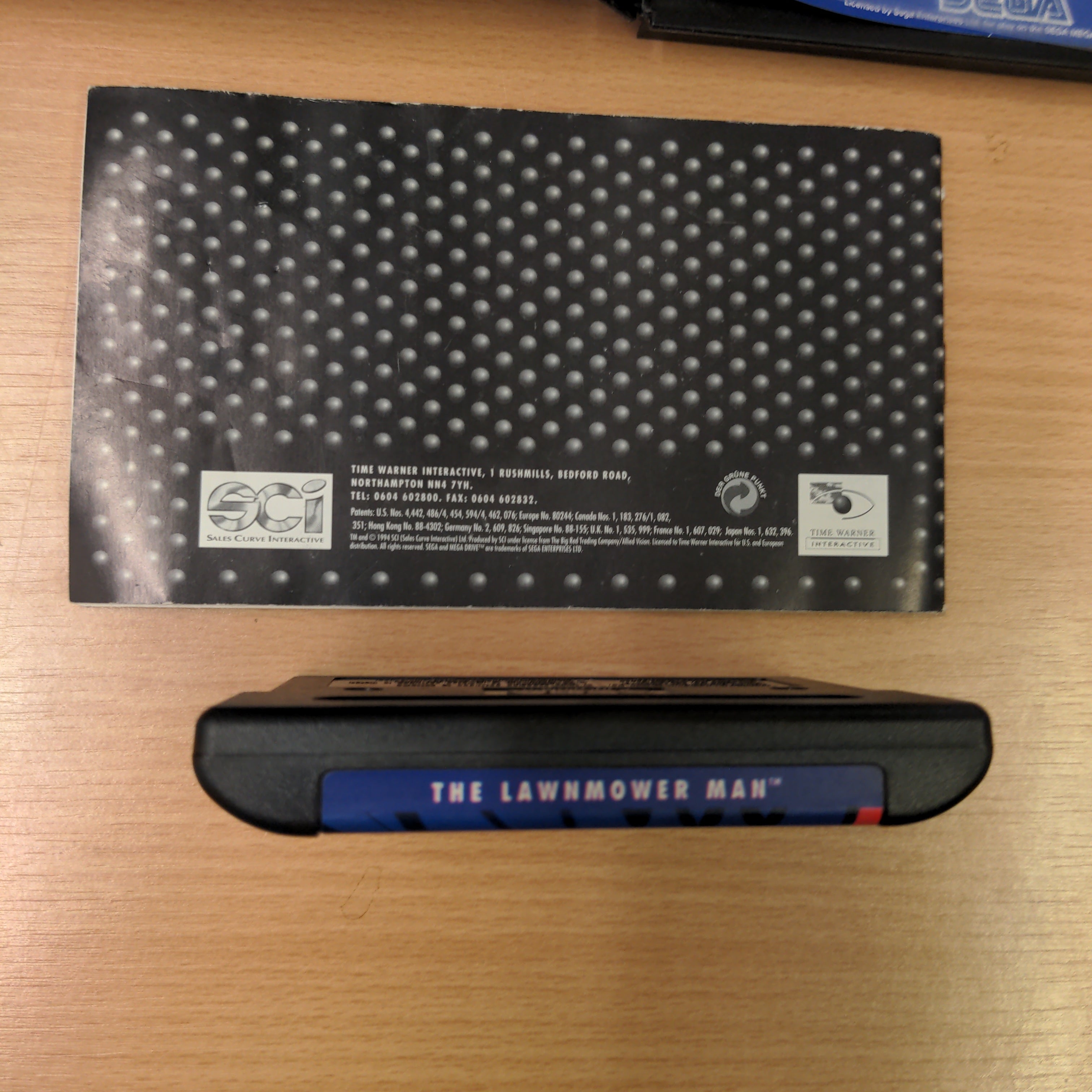 The Lawnmower Man Sega Mega Drive game complete