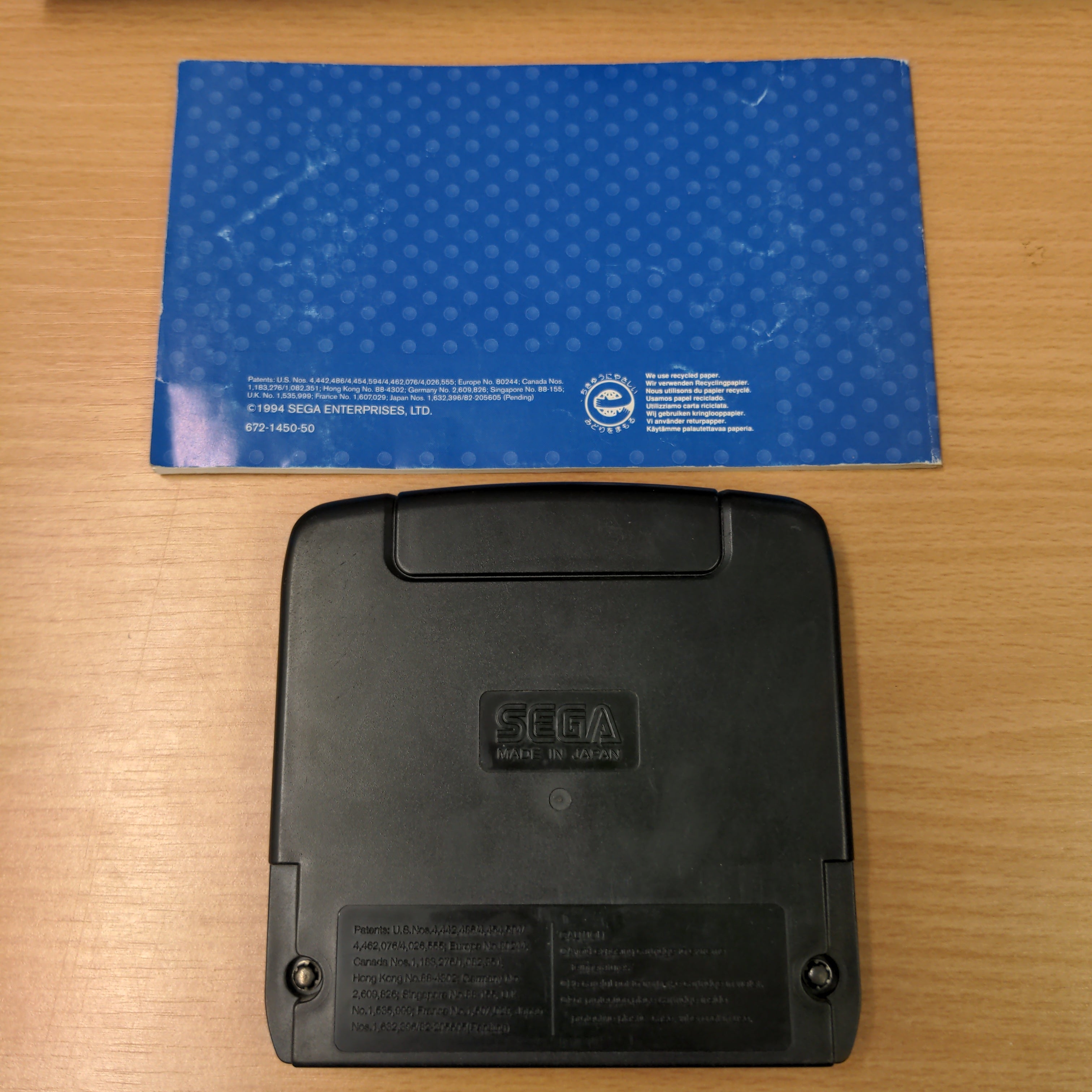 Virtua Racing Sega Mega Drive game complete