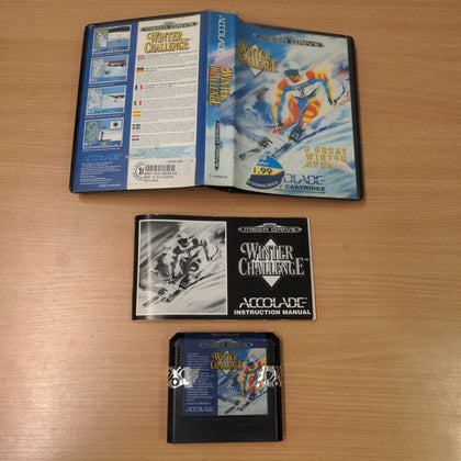 Winter Challenge Sega Mega Drive game complete