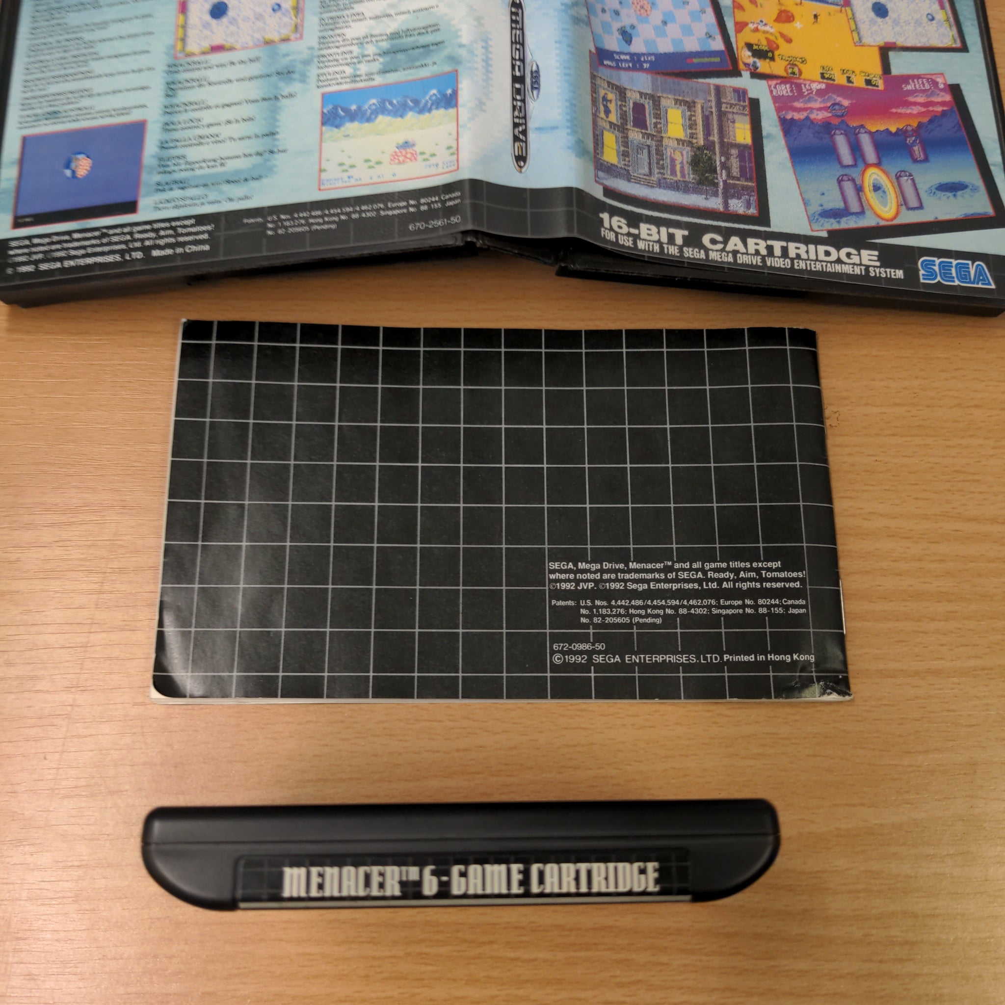 Menacer Sega Mega Drive game complete