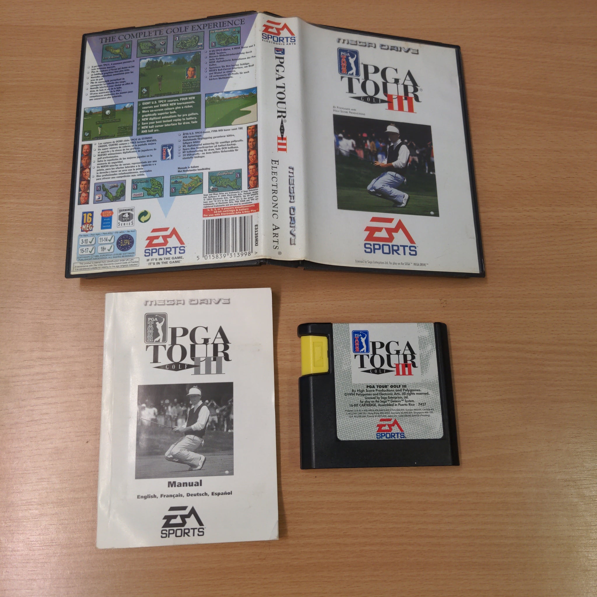 PGA Tour Golf III Sega Mega Drive game