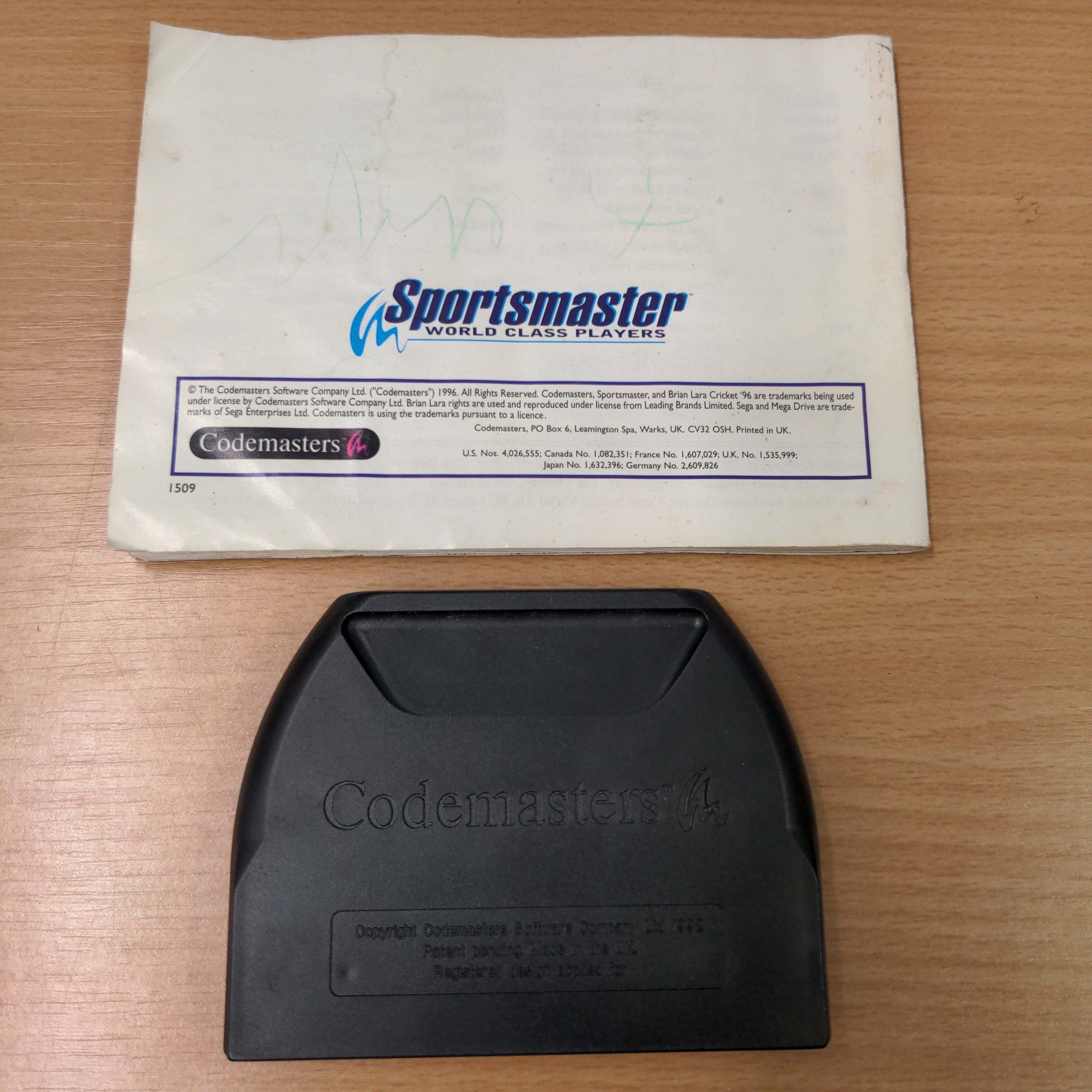 Brian Lara Cricket '96 Sega Mega Drive game