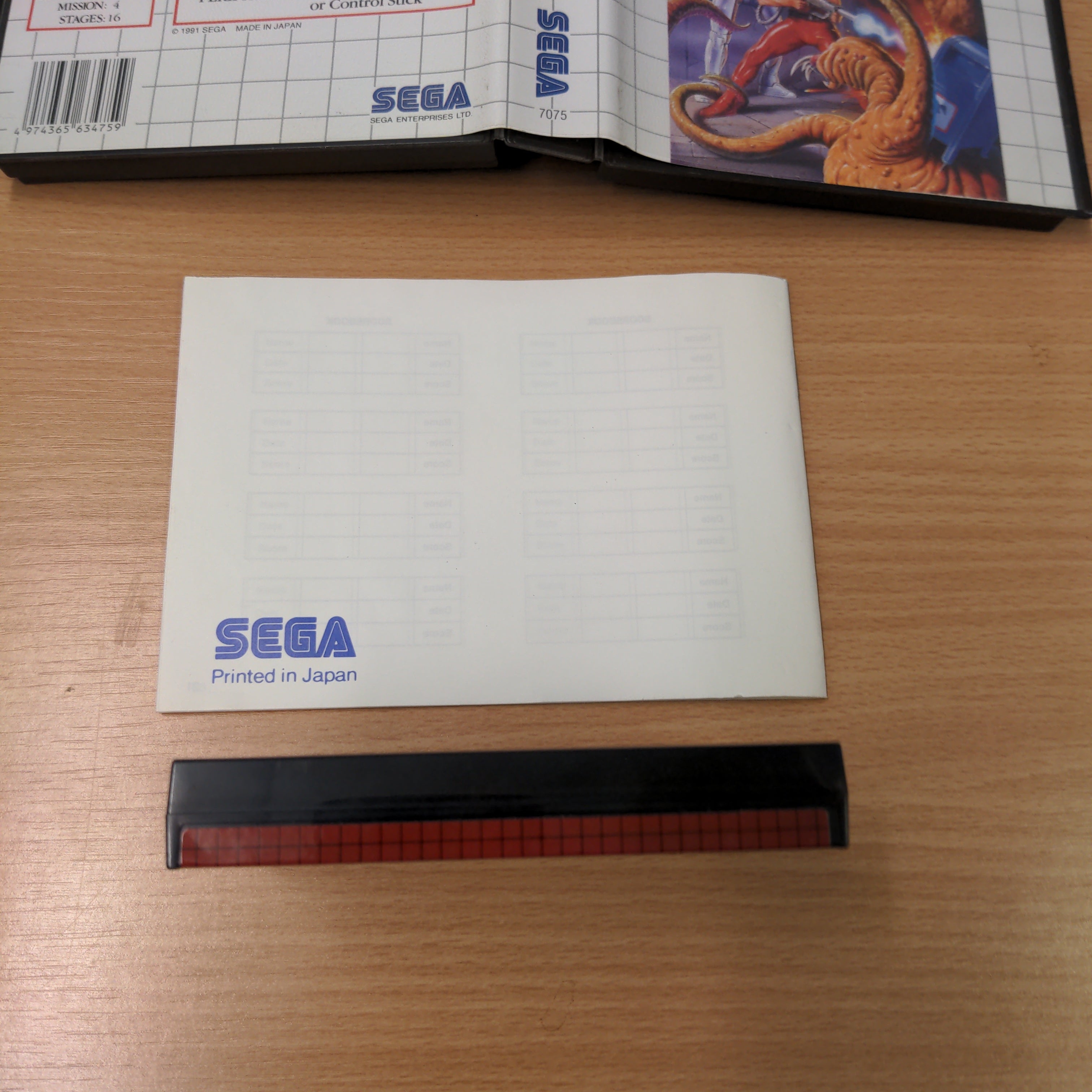 Alien Storm Sega Master System game