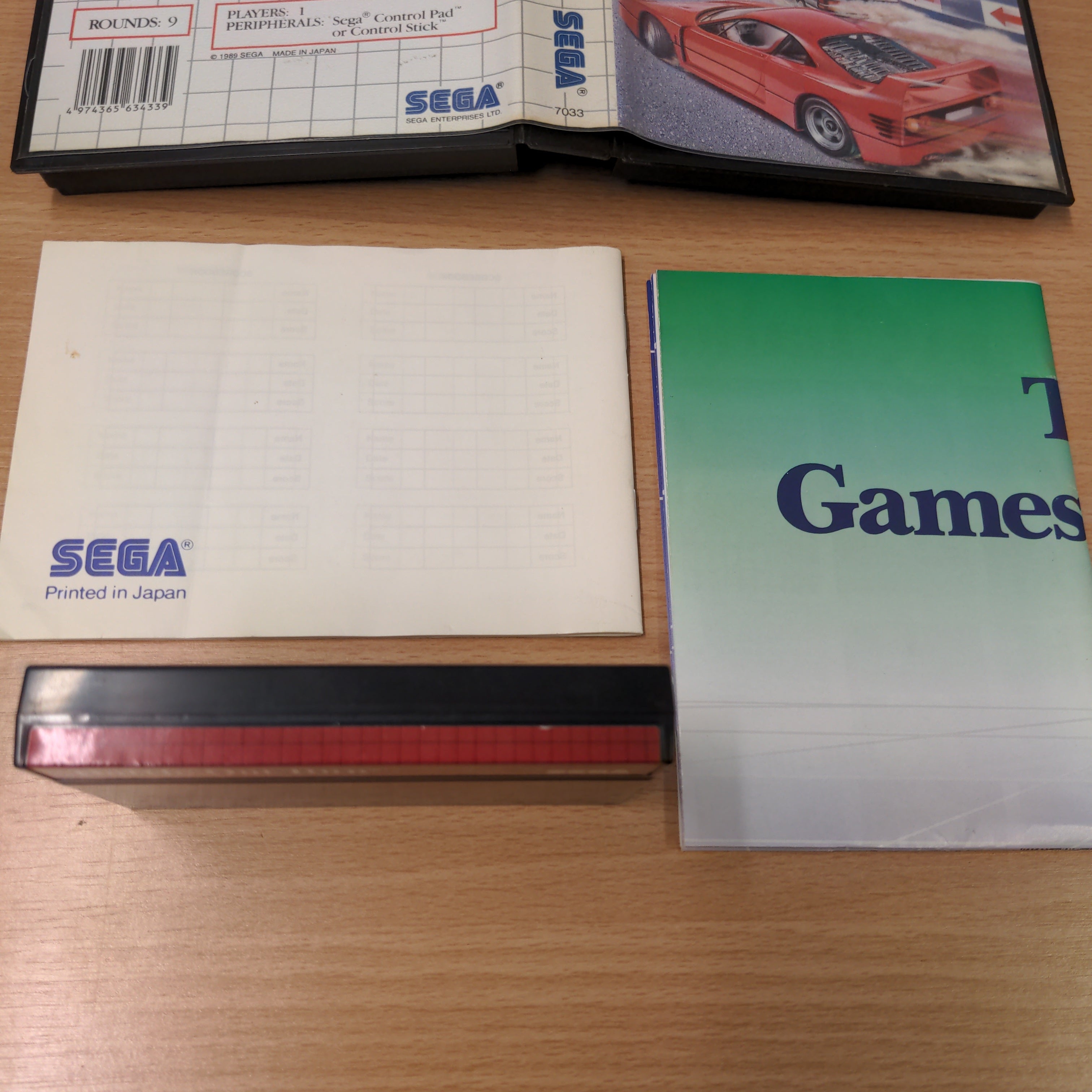 Battle Out Run Sega Master System game