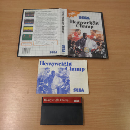 Heavyweight Champ Sega Master System game