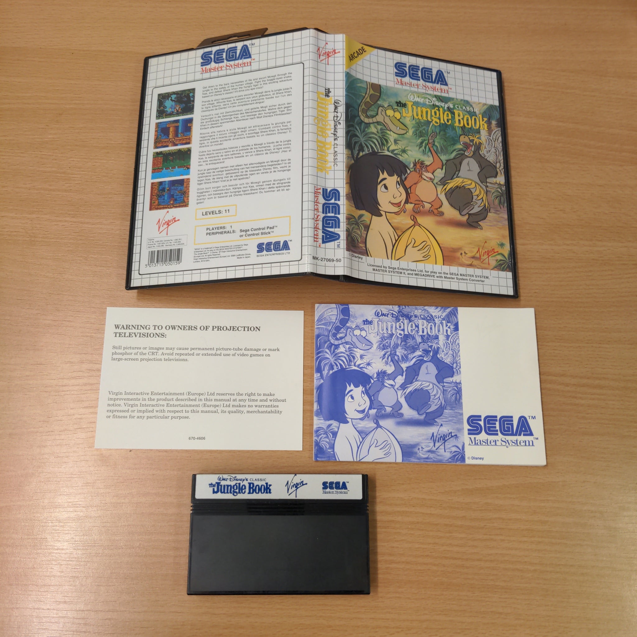 The Jungle Book (Disney's) Sega Master System game