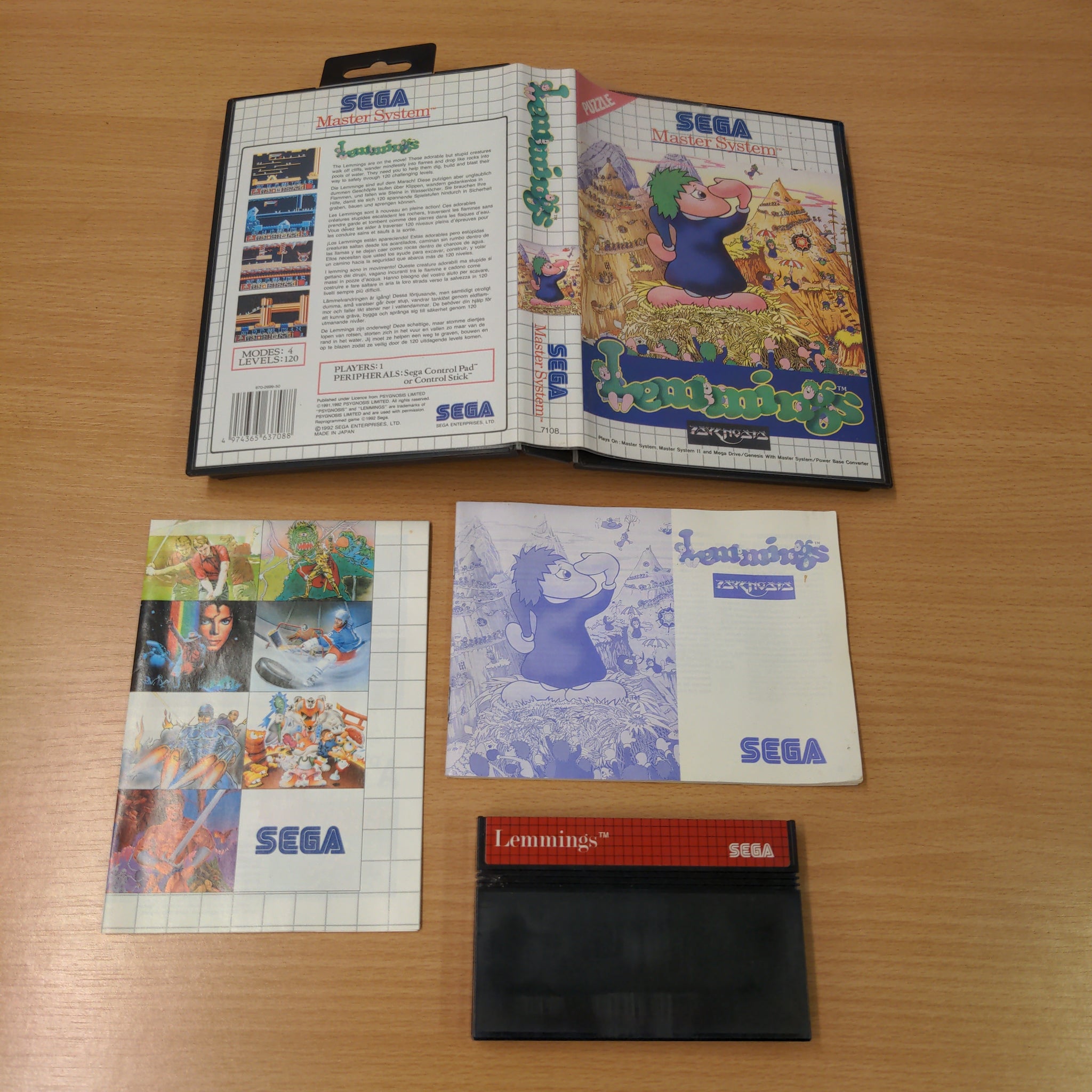 Lemmings Sega Master System game
