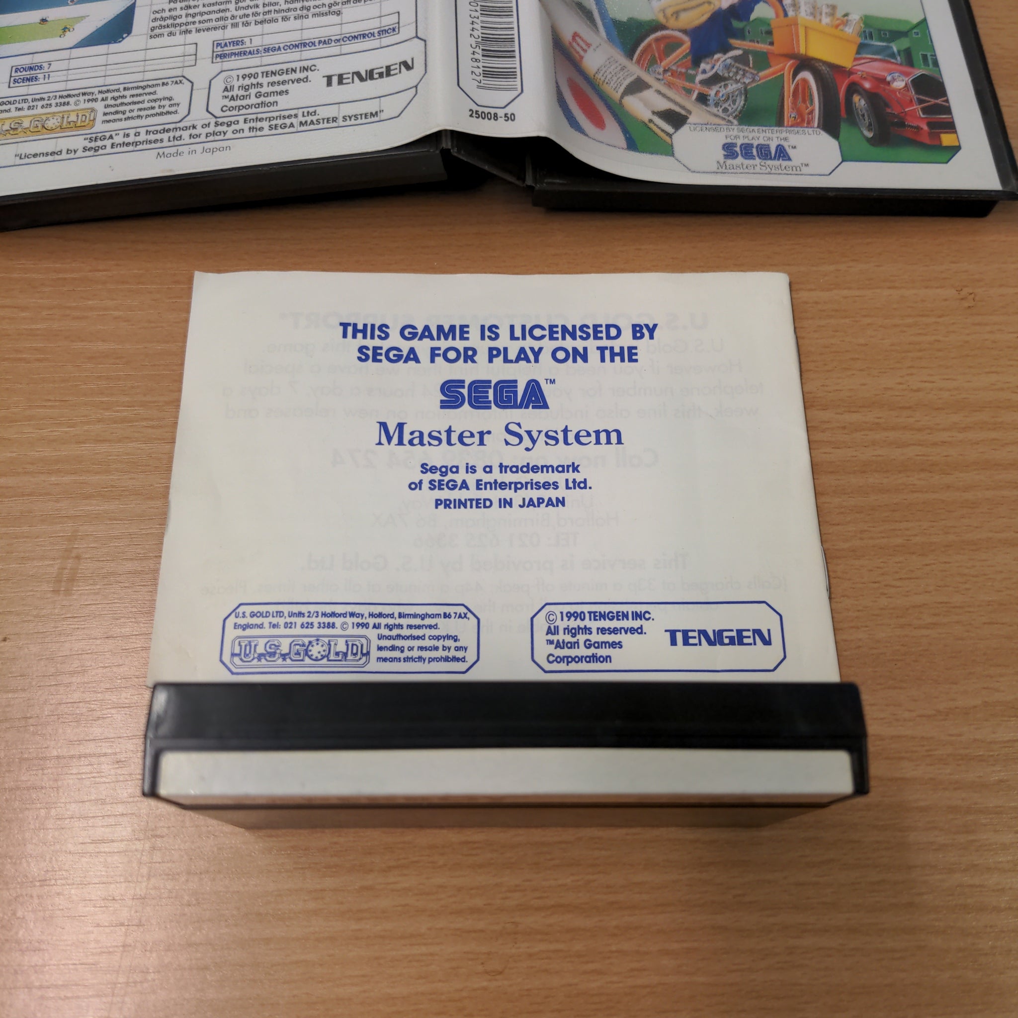Paperboy Sega Master System game