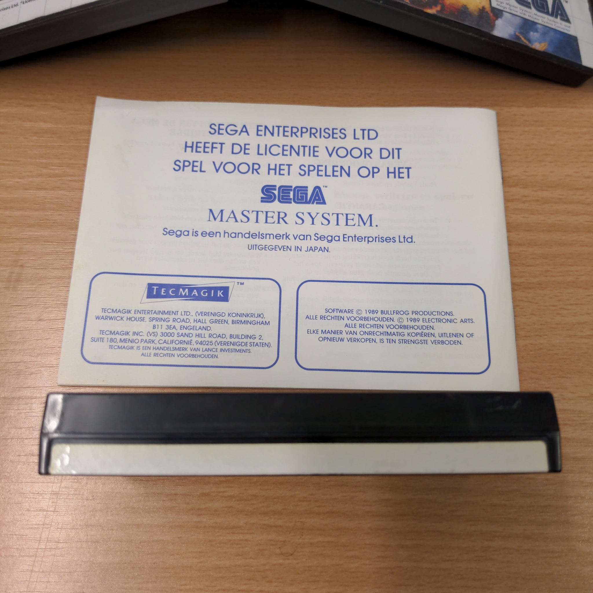 Populous Sega Master System game