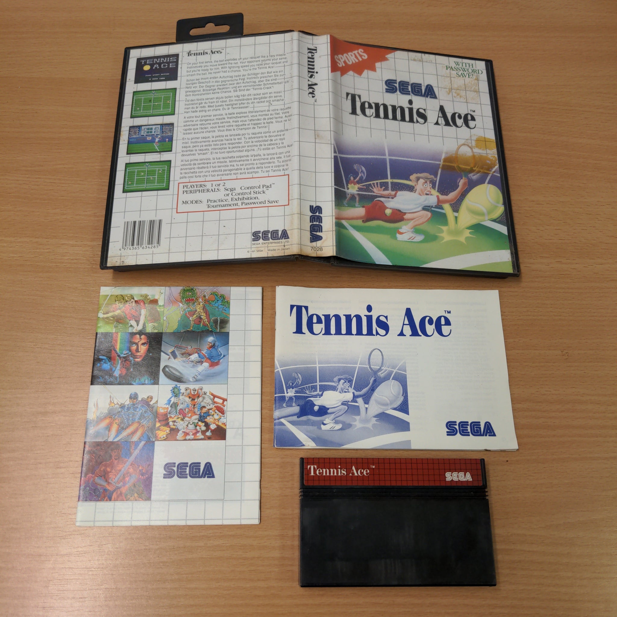 Tennis Ace Sega Master System game