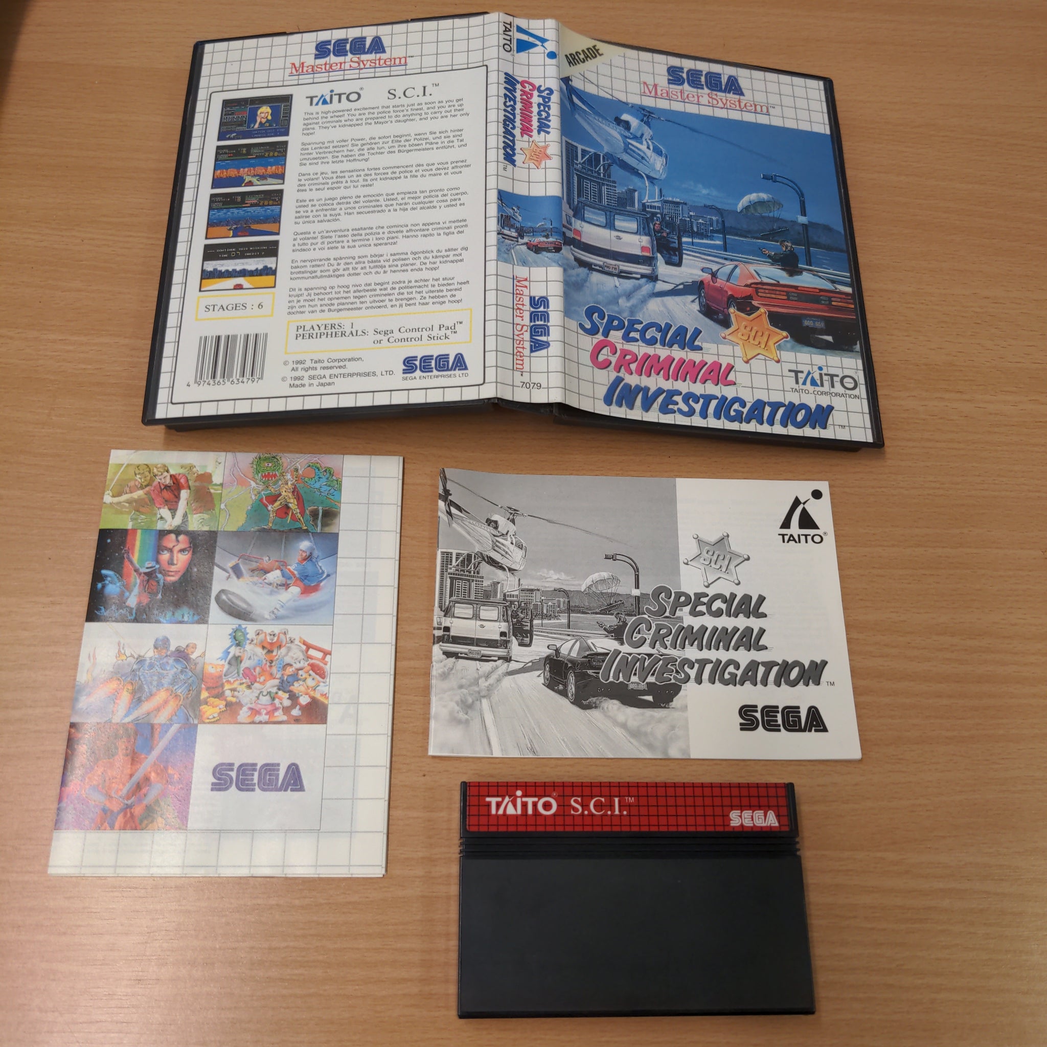 Special Criminal Investigation Sega Master System game
