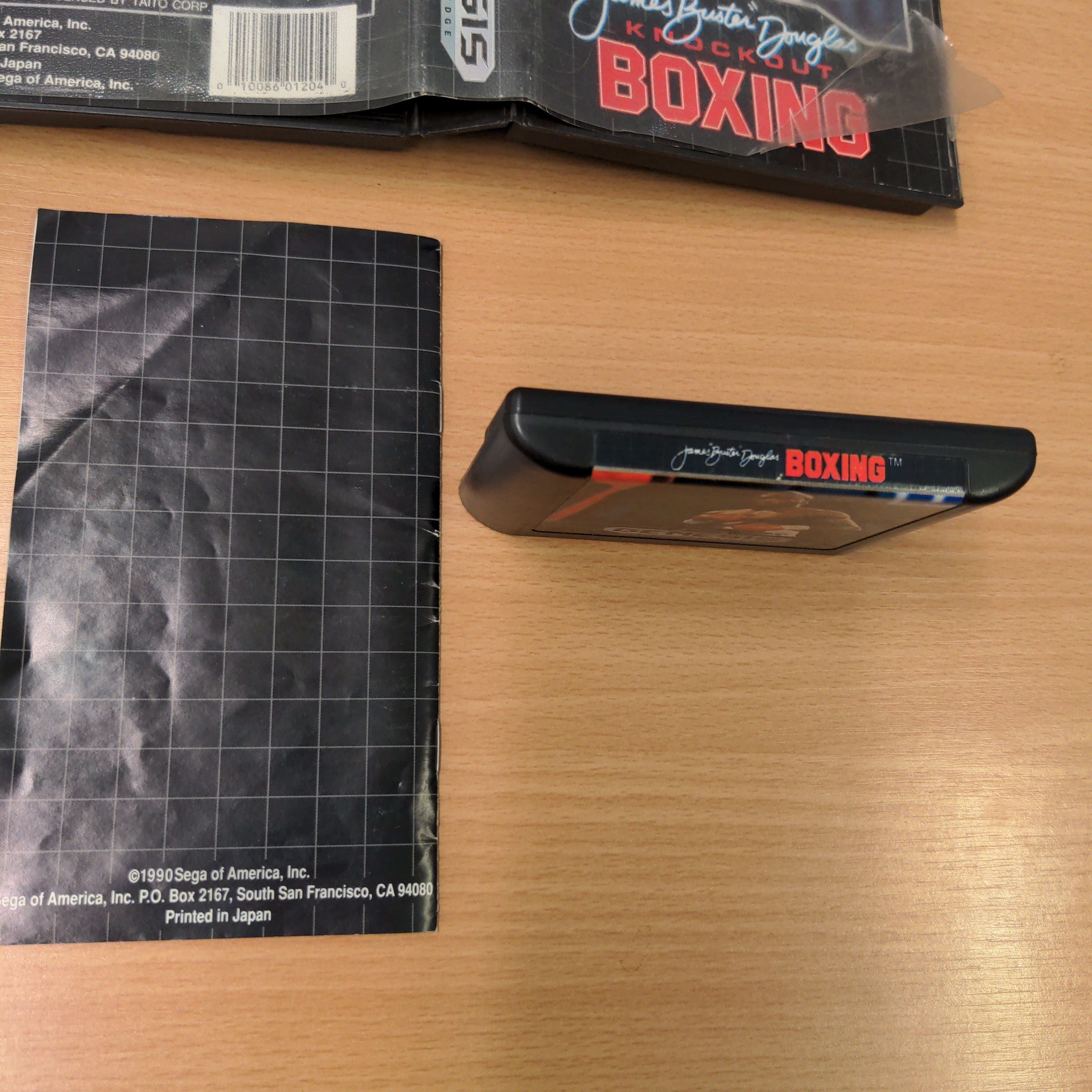 James 'Buster' Douglas Knockout Boxing Sega Genesis game