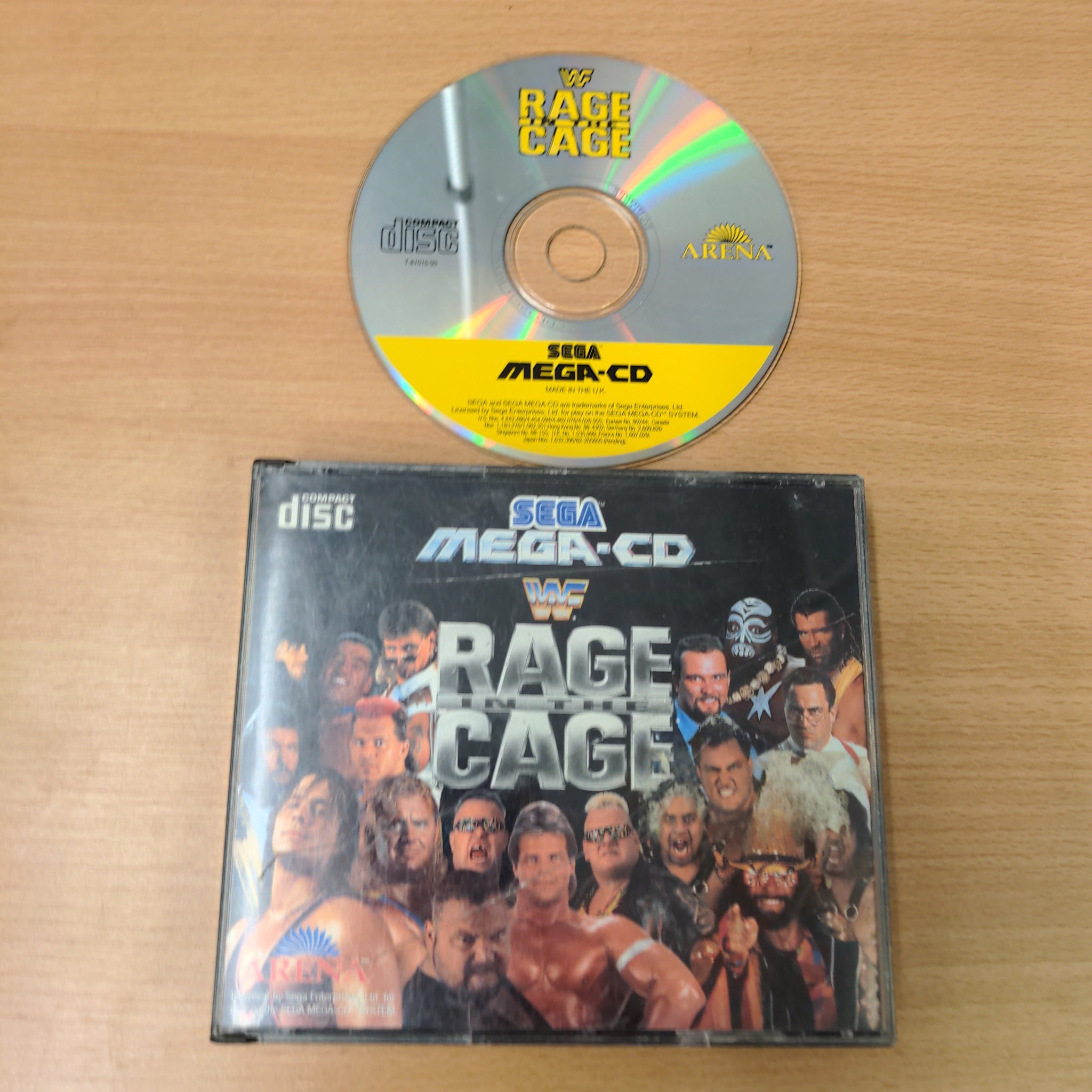 WWF Rage in the Cage Sega Mega-CD game