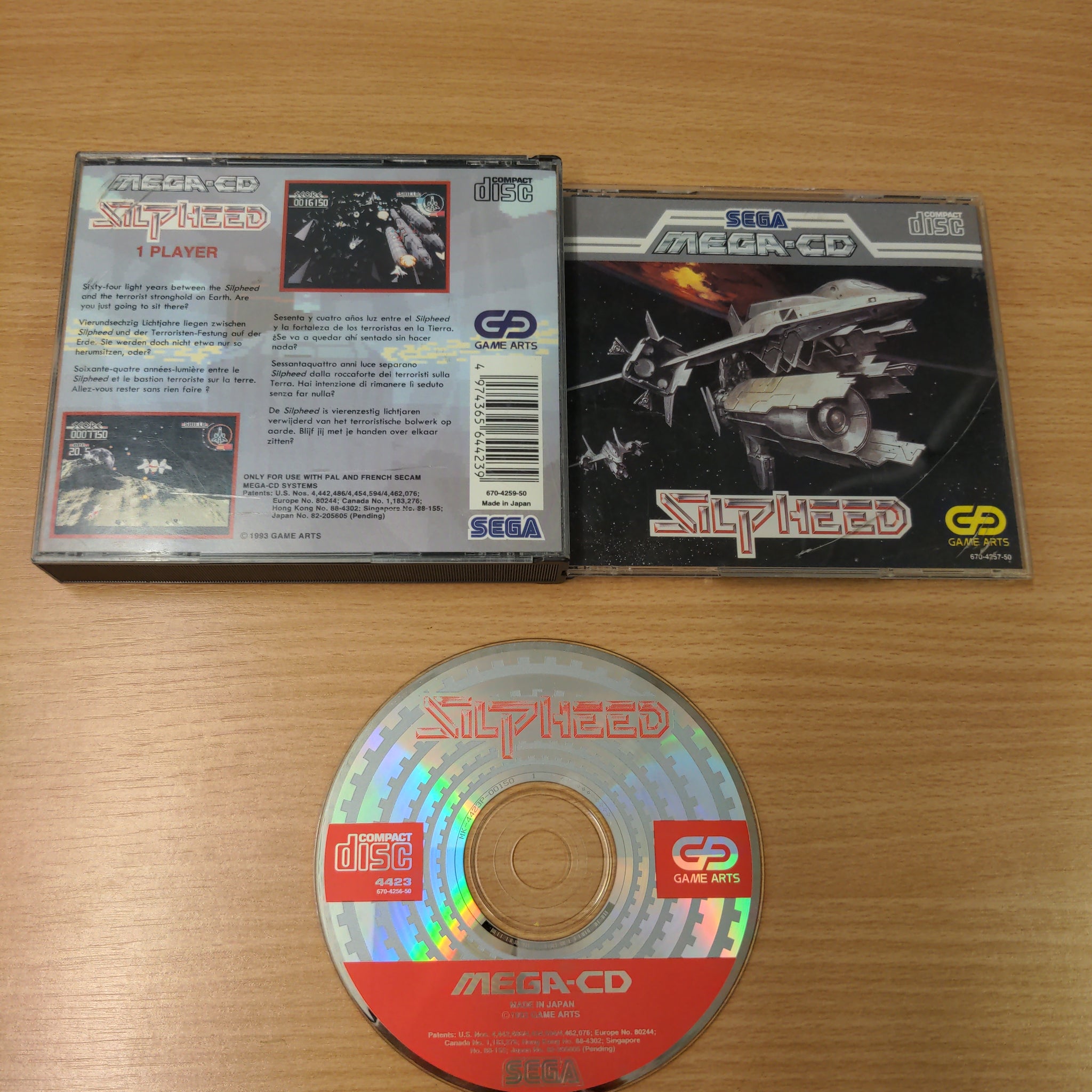 Silpheed Sega Mega-CD game