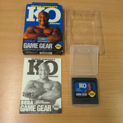 George Foreman KO Boxing Sega Game Gear game NTSC