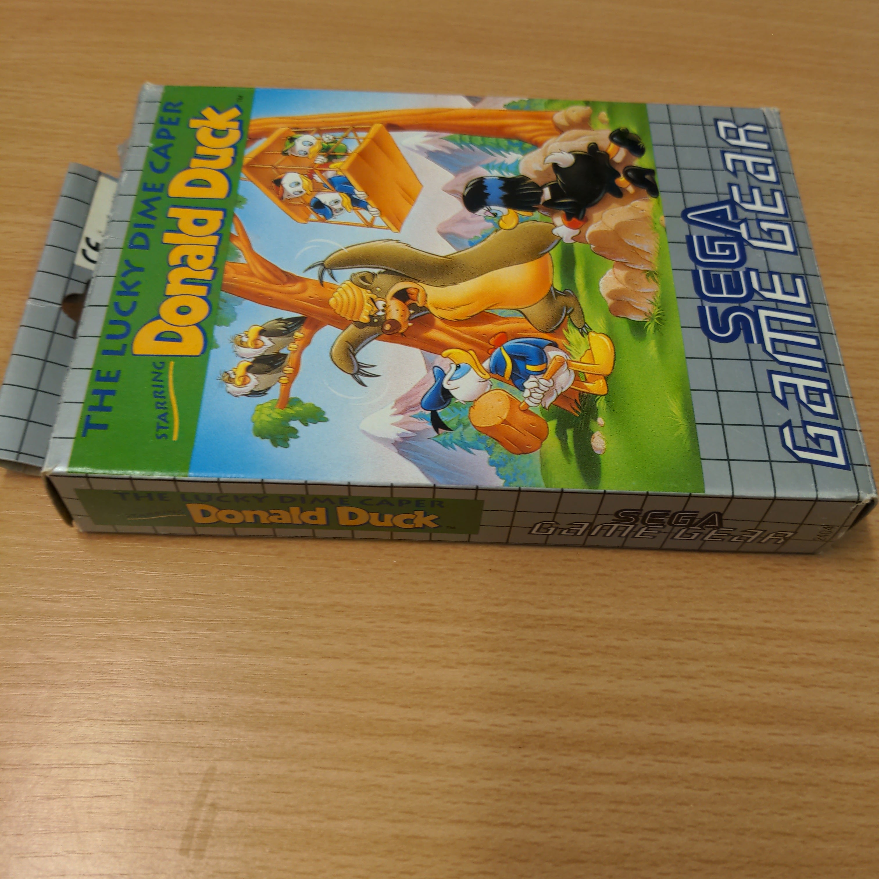 The Lucky Dime Caper starring Donald Duck (Disney's) Sega Game Gear game boxed