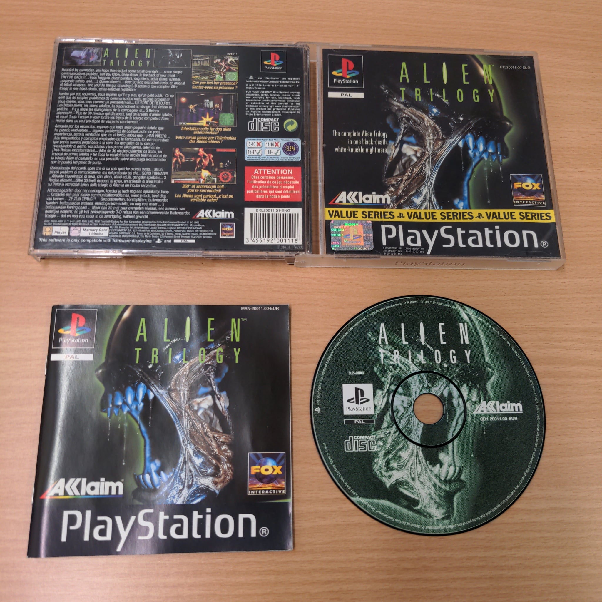 Alien Trilogy Sony PS1 game – retro game store uk - 8BitBeyond.com
