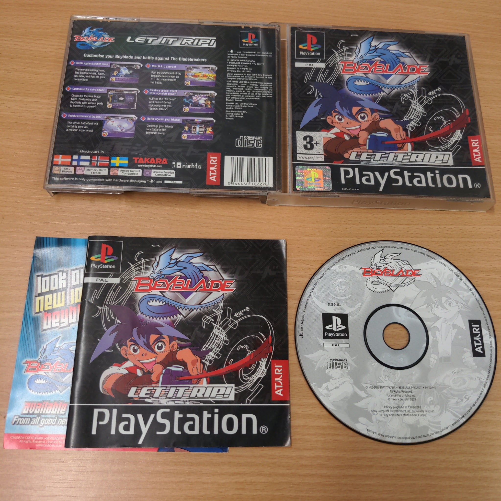 Beyblade Let It Rip Sony PS1 game – retro game store uk - 8BitBeyond.com