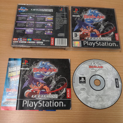 Beyblade Let It Rip Sony PS1 game