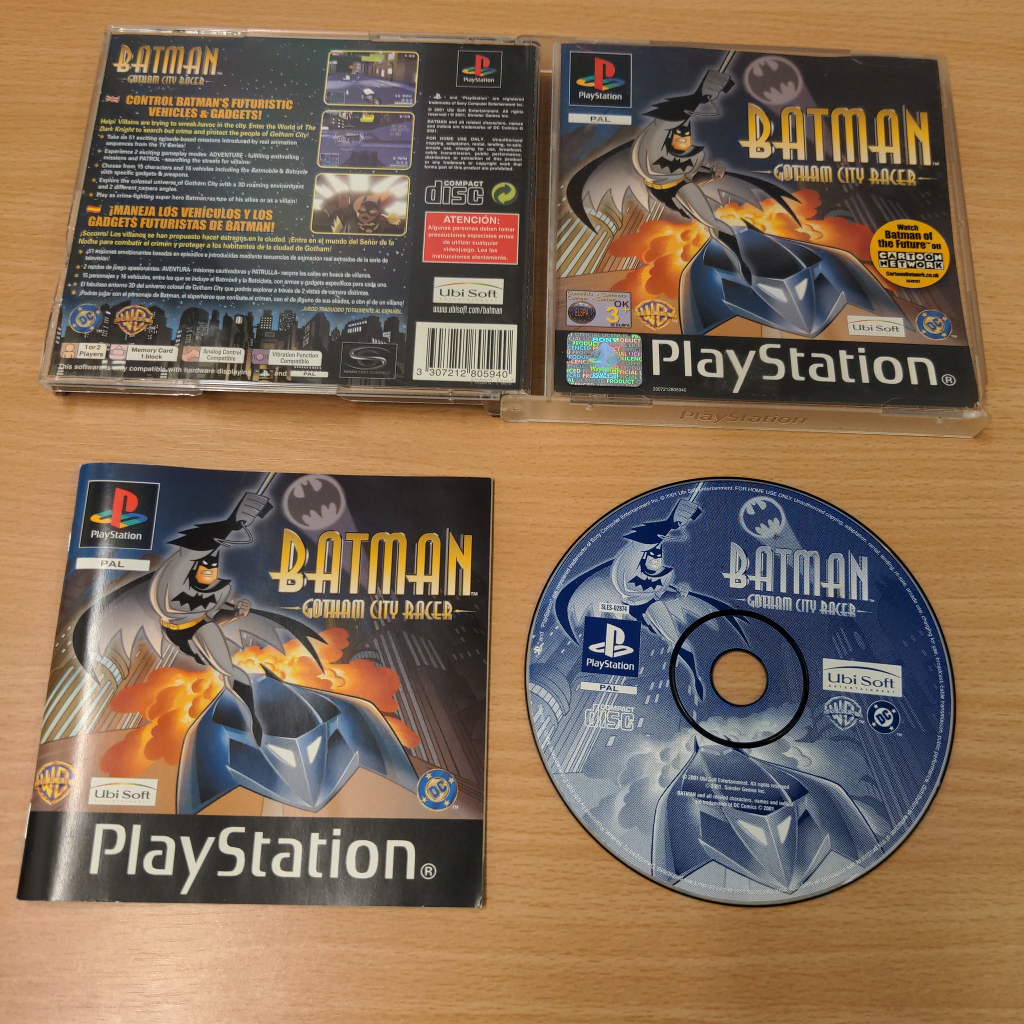 Batman Gotham City Racer Sony PS1 game – retro game store uk ...