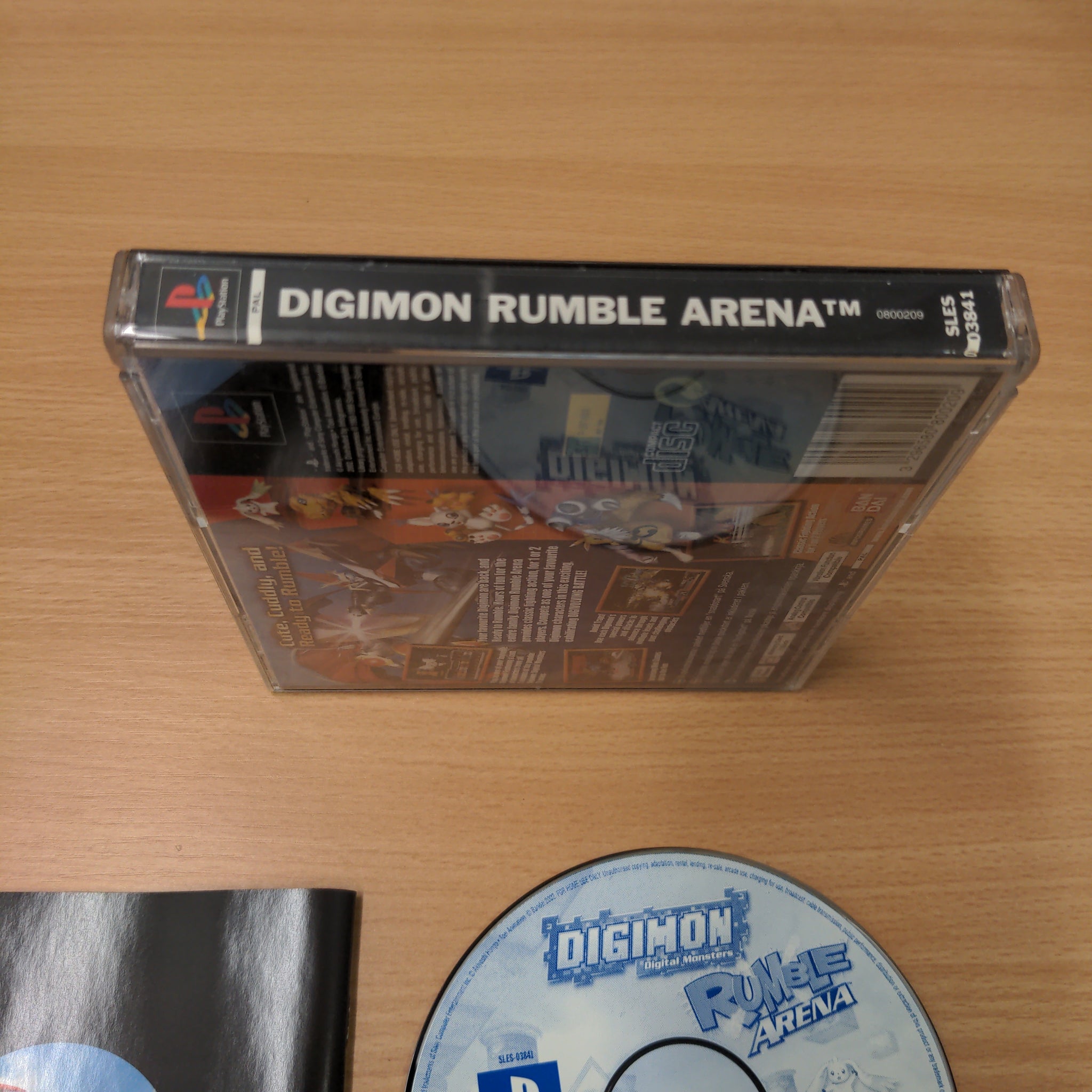 JAQUETTE ARRIERE DU JEU PLAYSTATION 1 PS1 DIGIMON RUMBLE ARENA JAQUETTE ARRIERE DU JEU PLAYSTATION 1 PS1 DIGIMON RUMBLE ARENA