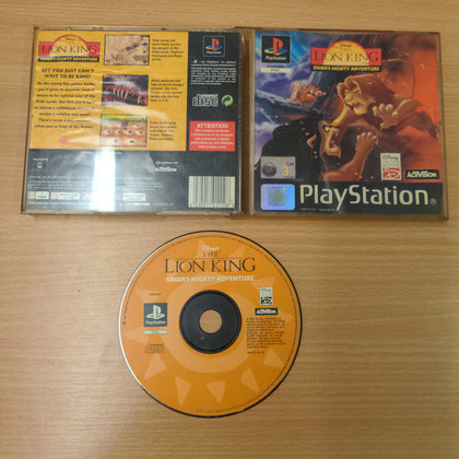 Disney's The Lion King: Simbas Mighty Adventure Sony PS1 game