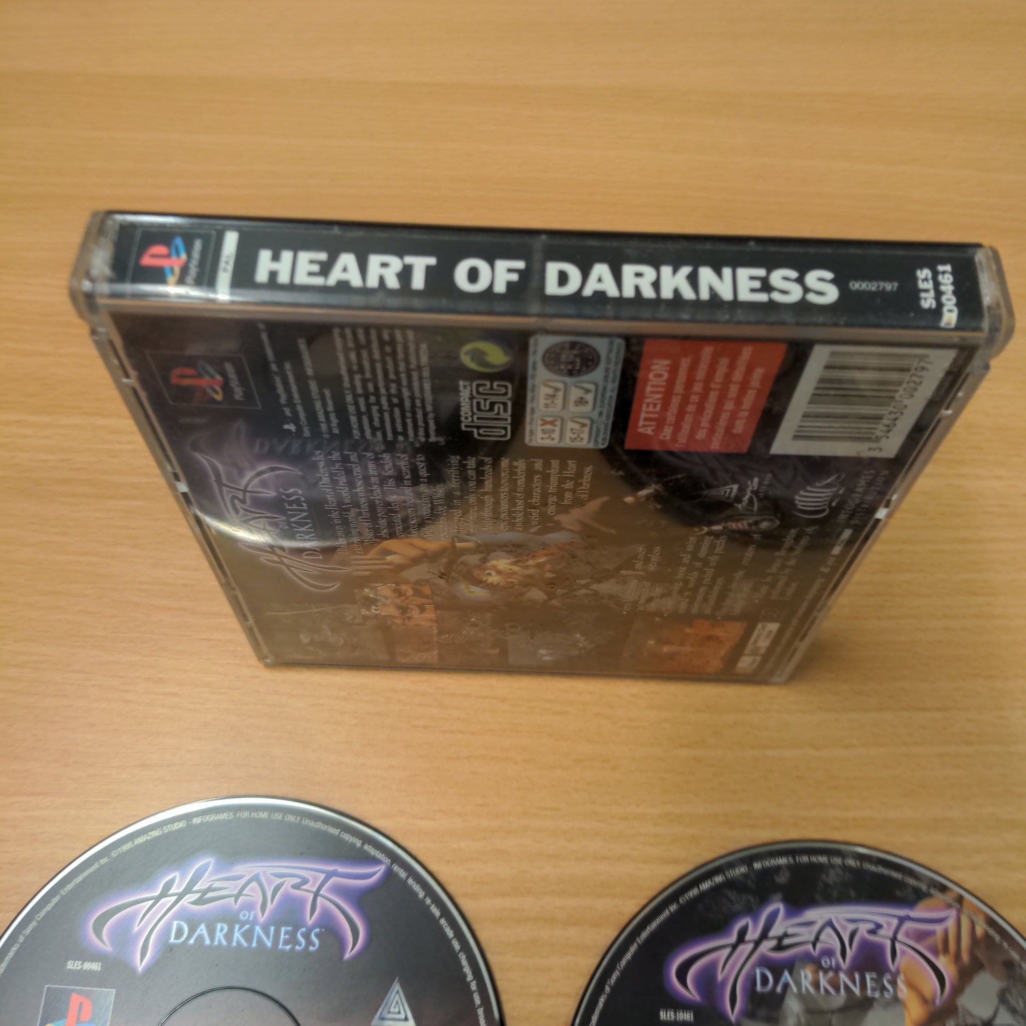 Heart Of Darkness - PS1 Complet lunette 3D Version Française Heart Of Darkness - PS1 Complet lunette 3D Version Française