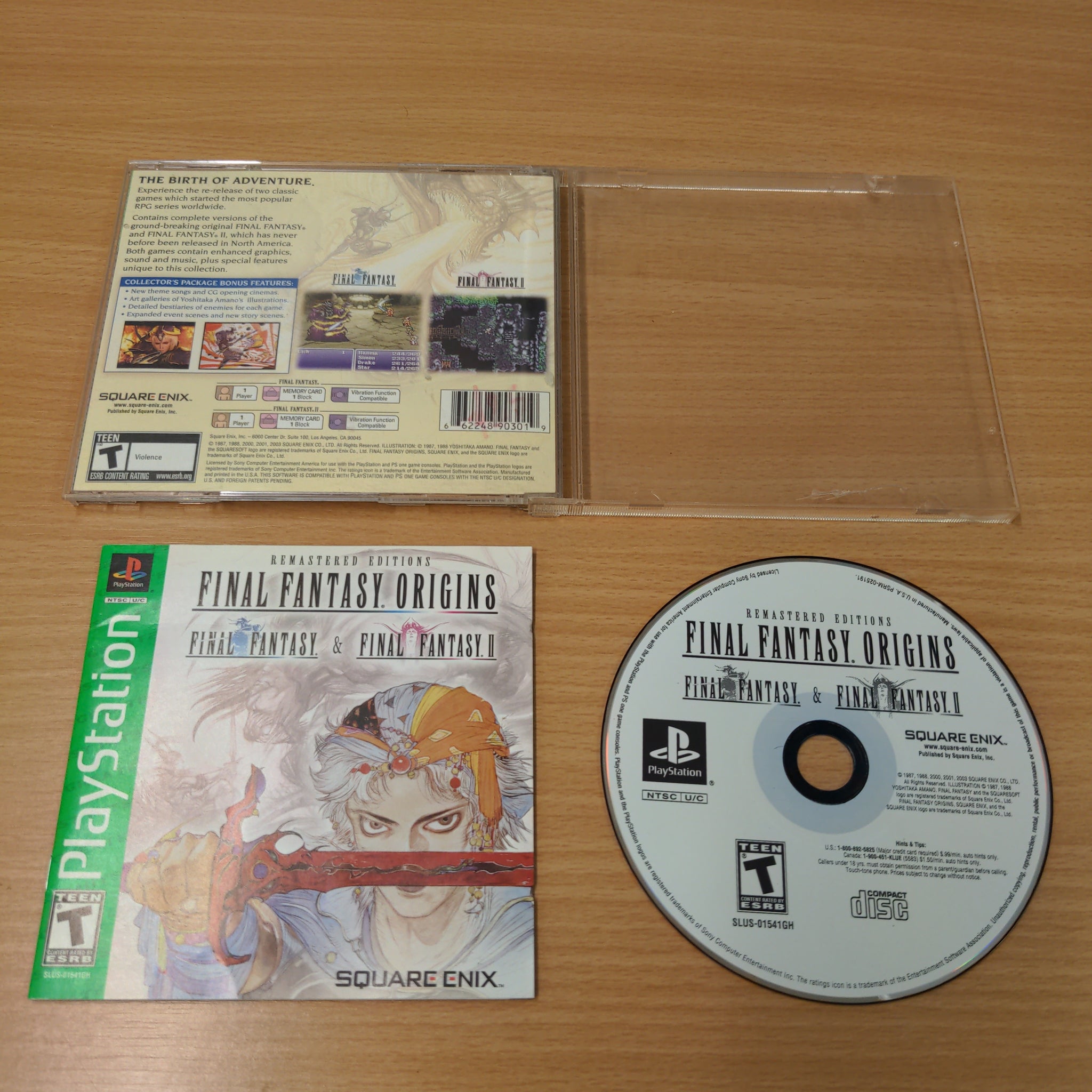 Final Fantasy Origins Remastered Editions NTSC Sony PS1
