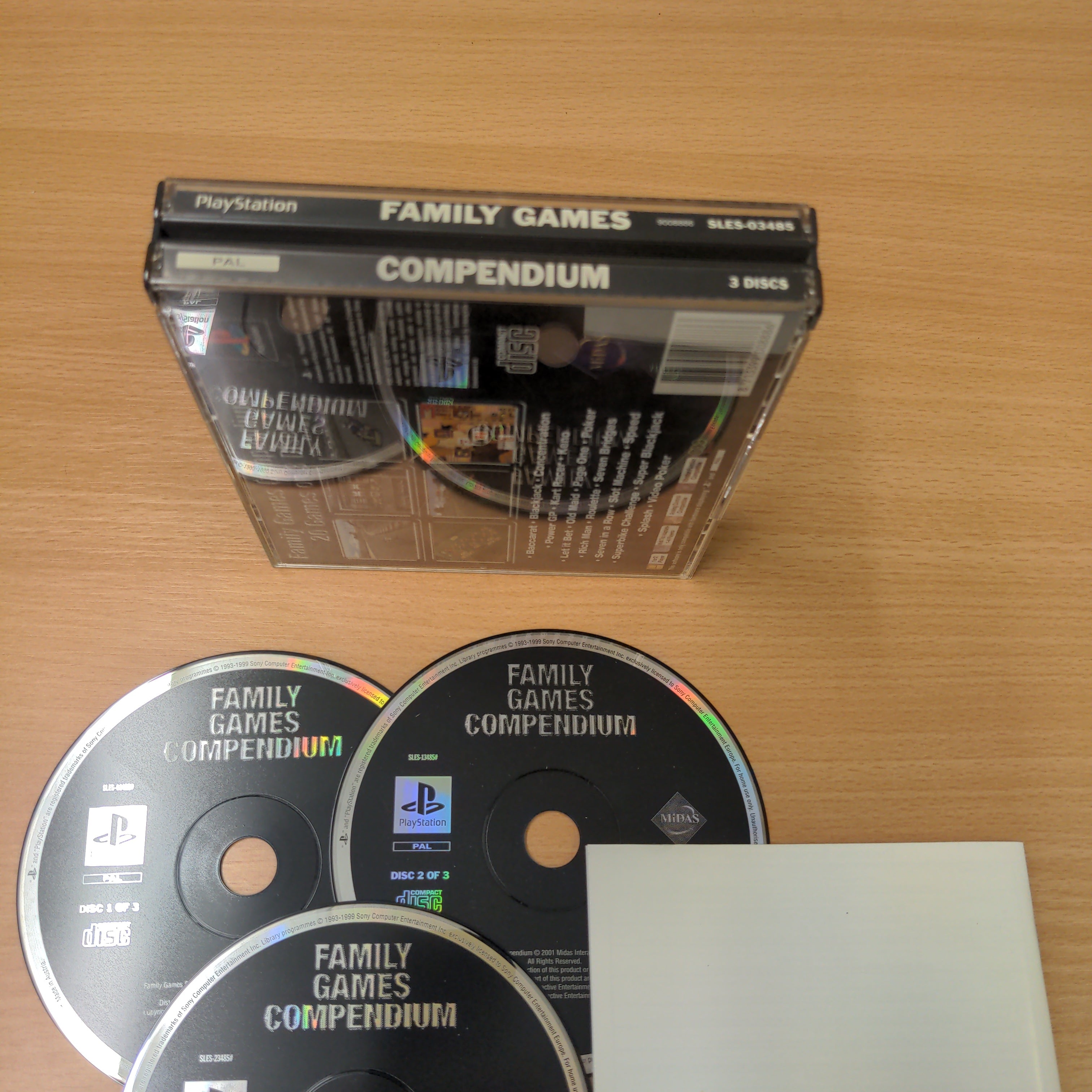Compendium Game System Family Games Compendium Sony PS1 game – retro game store uk ...
