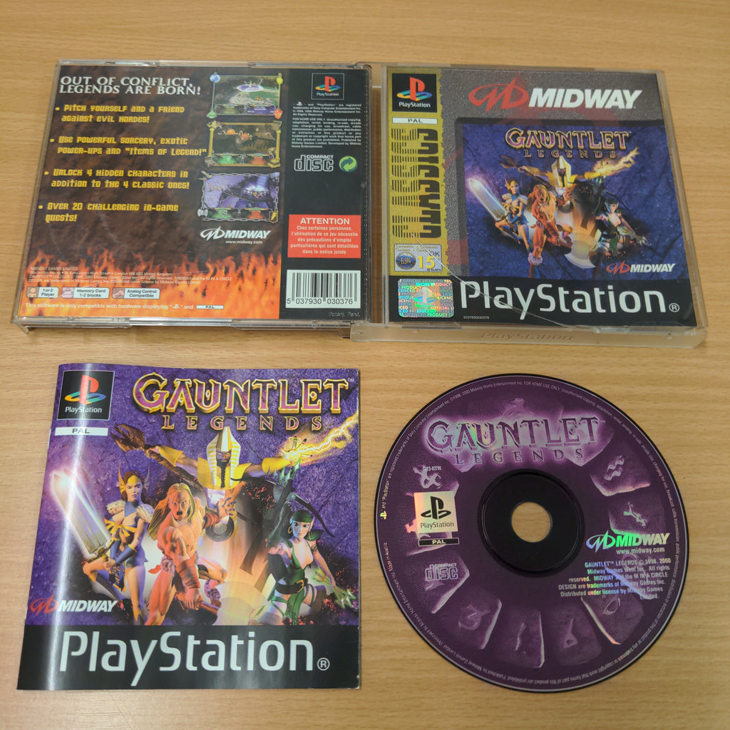 Gauntlet Legends Sony PS1 game – retro game store uk