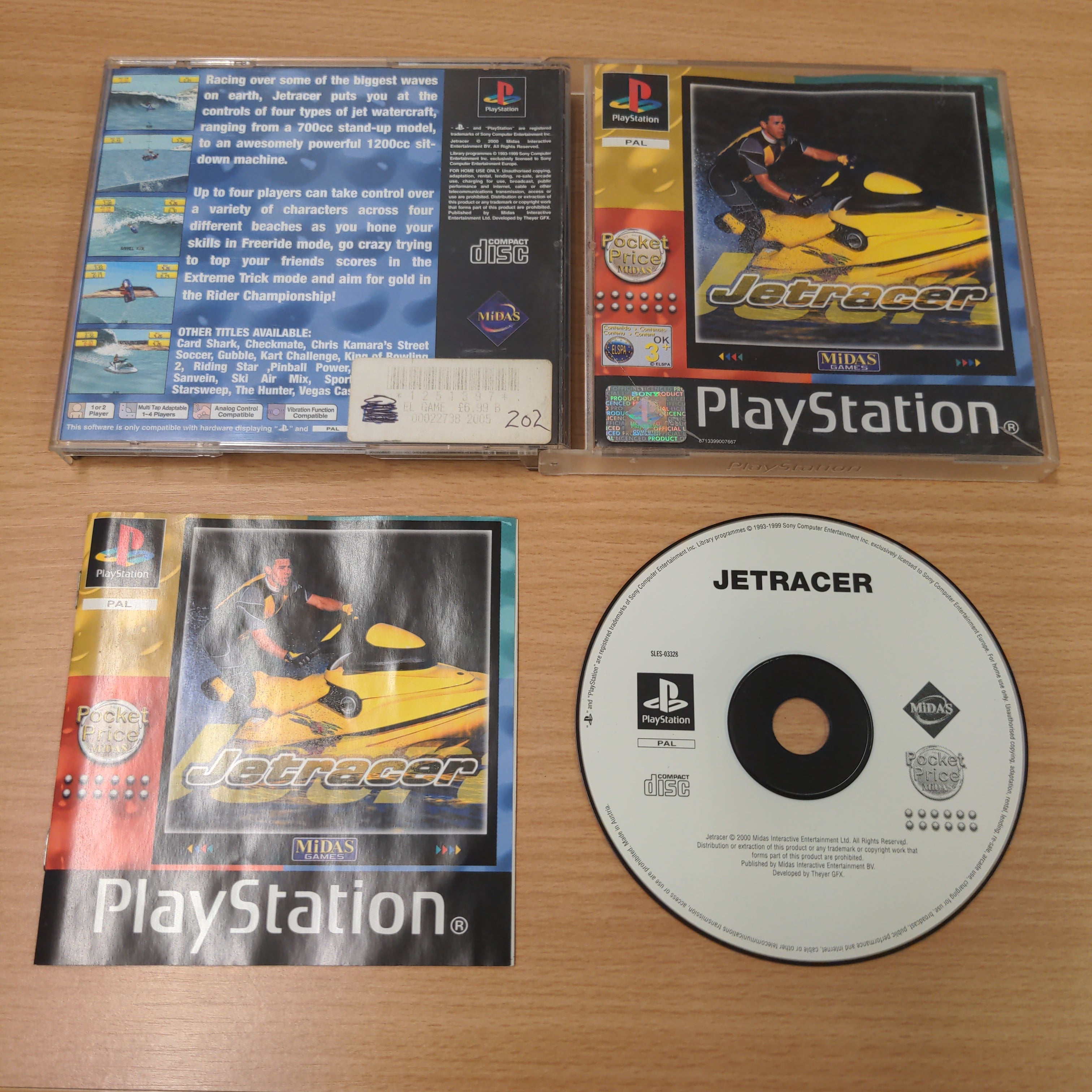 Jetracer Sony PS1 game