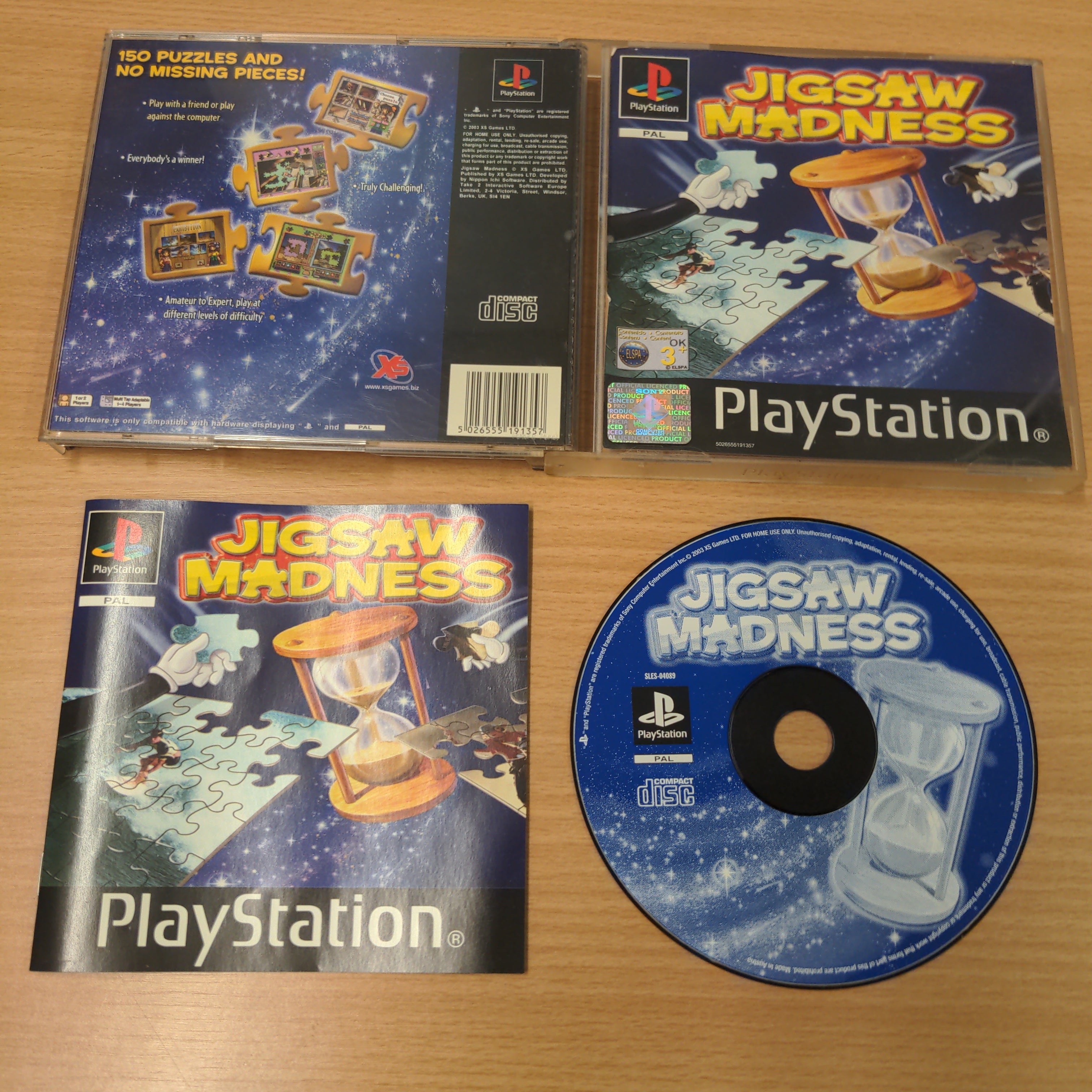 Jigsaw Madness Sony PS1 game