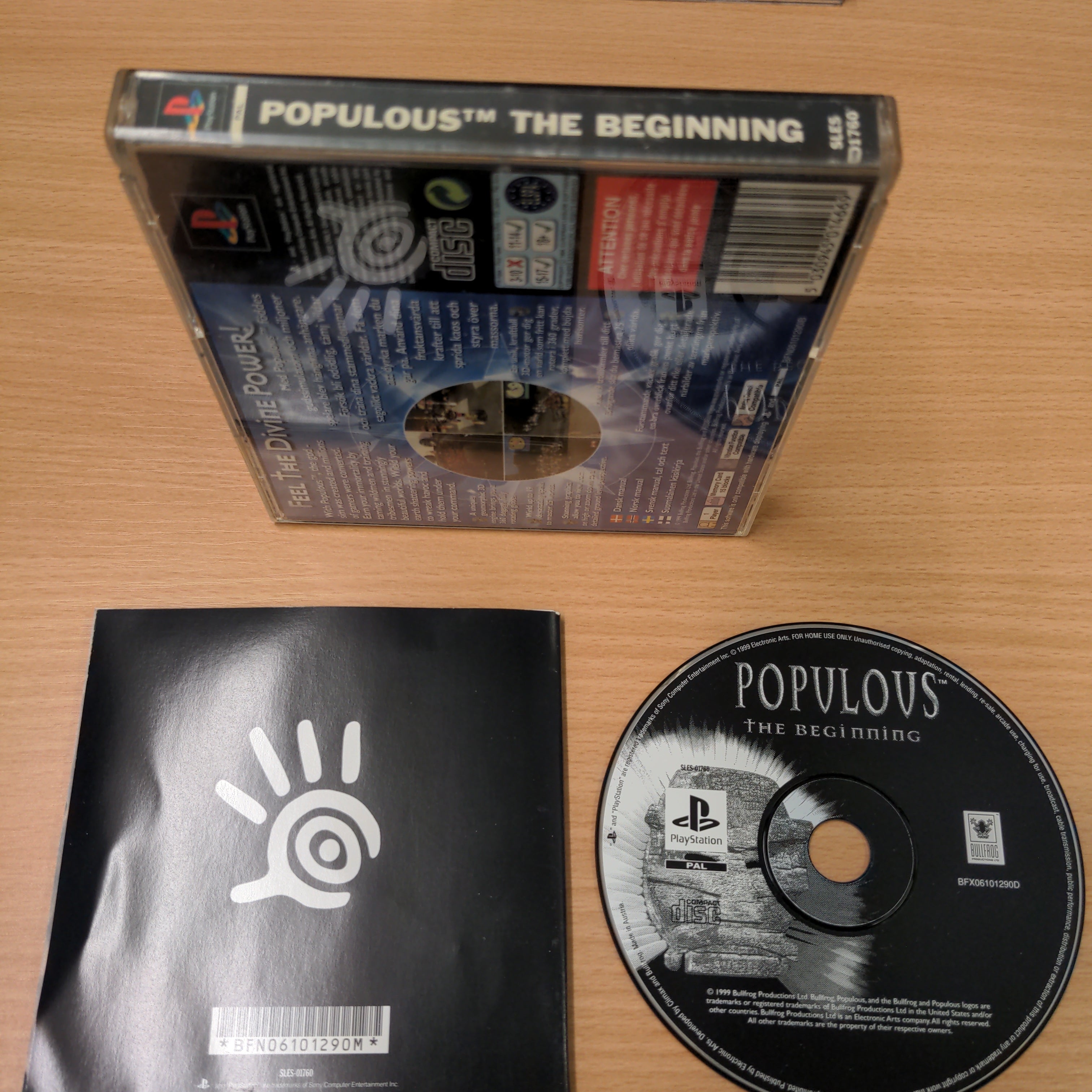 Populous The Beginning Sony PS1 game