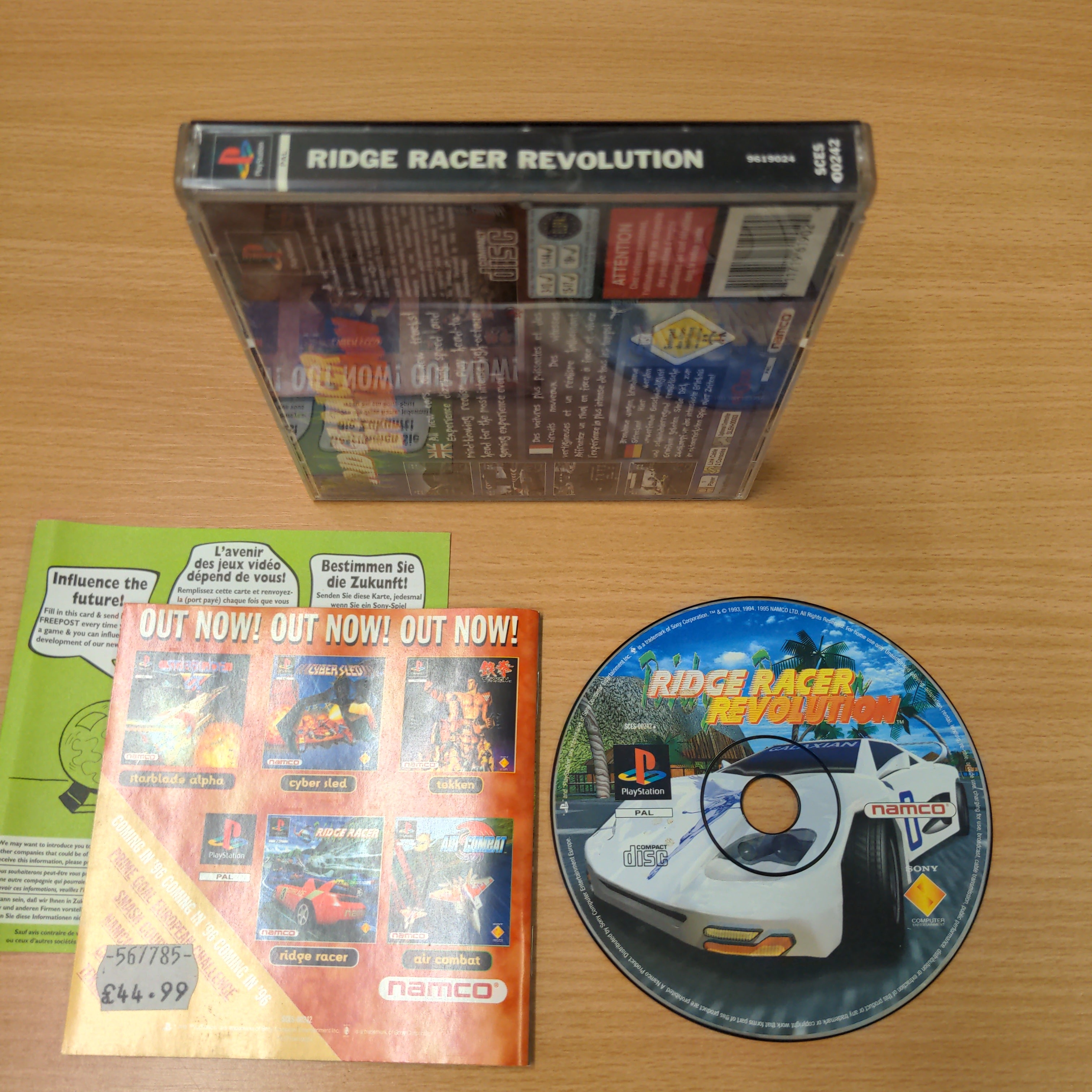 Ridge Racer Revolution Sony PS1 game